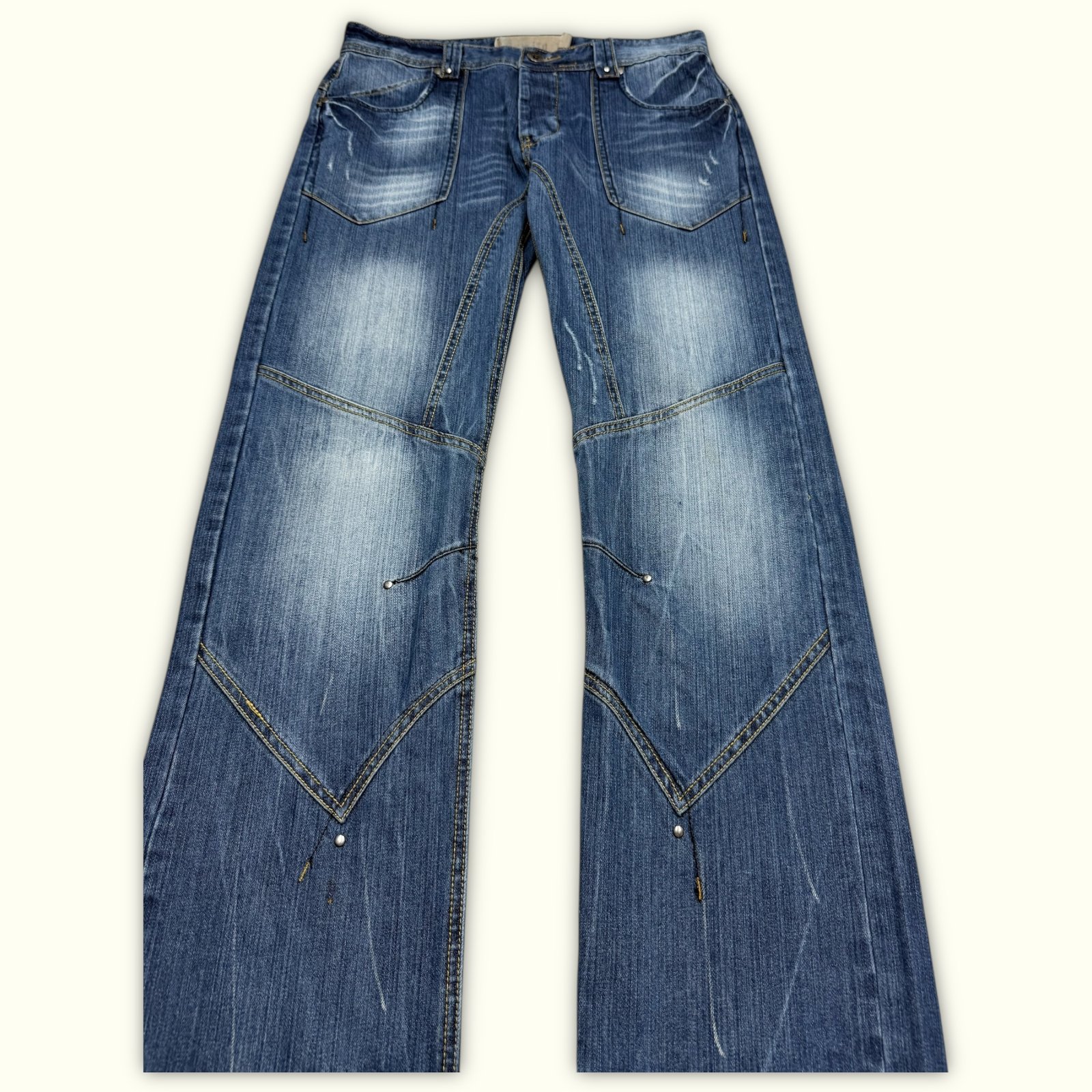 Aem Jeans Jean Regular Homme 2000s Y2K – W32