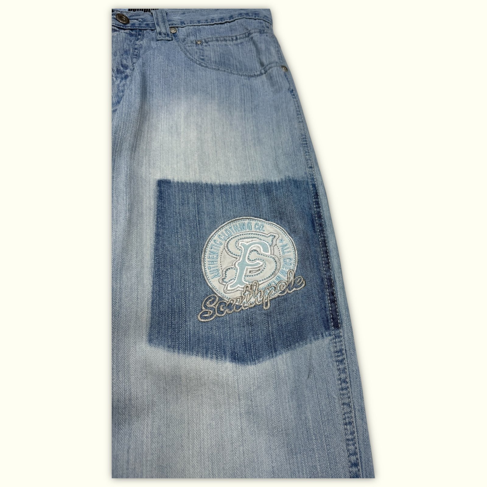Southpole Jean Baggy Homme 2000s Y2K – W33