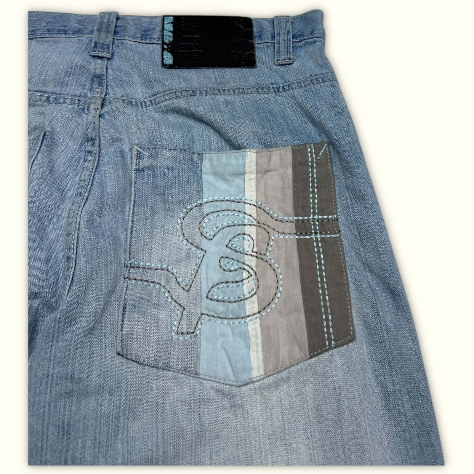Southpole Jean Baggy Homme 2000s Y2K – W33