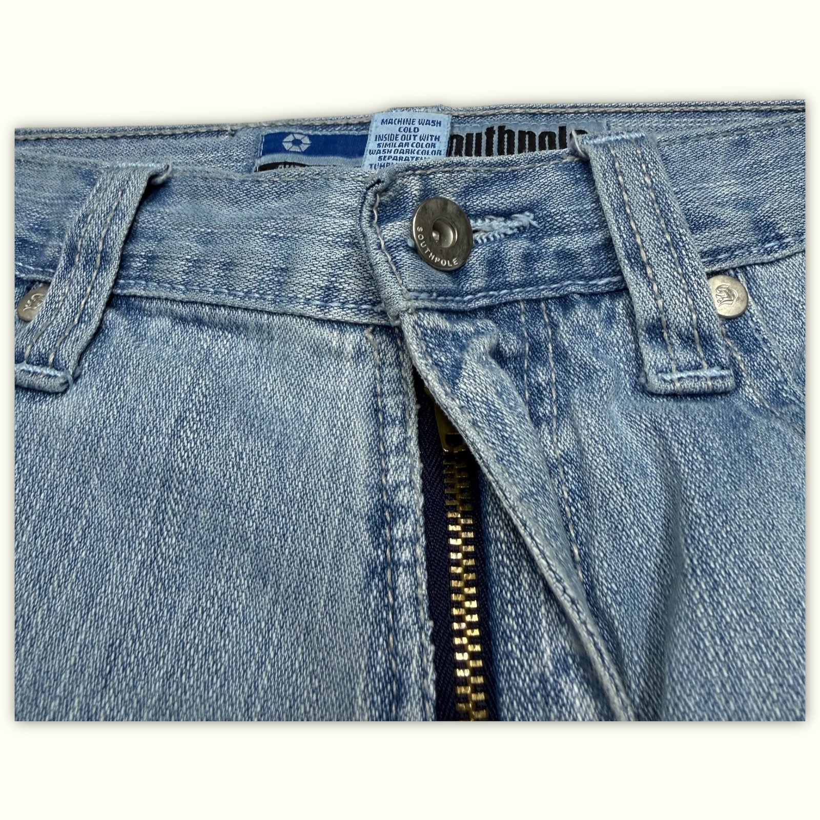Southpole Jean Baggy Homme 2000s Y2K – W33