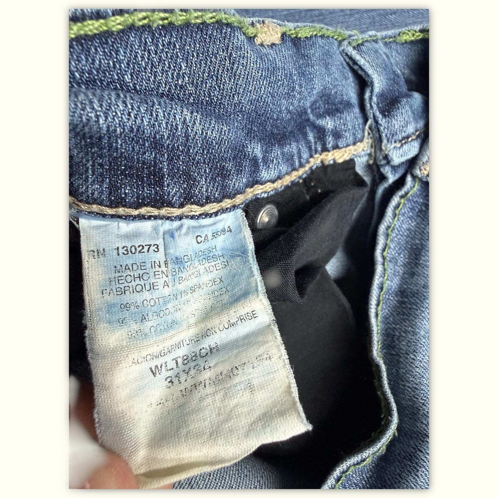 Wrangler Jean Slim Homme 2010s Western – W31