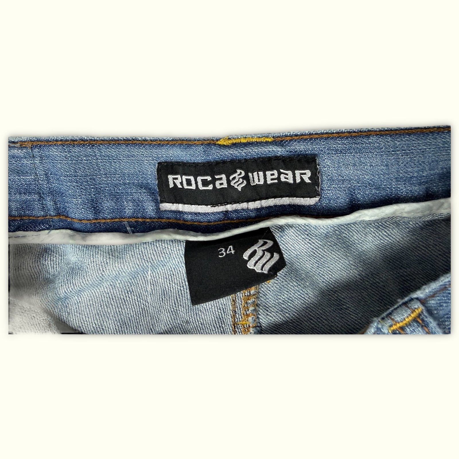 Rocawear Jean Baggy Homme 2000s Y2K – W34