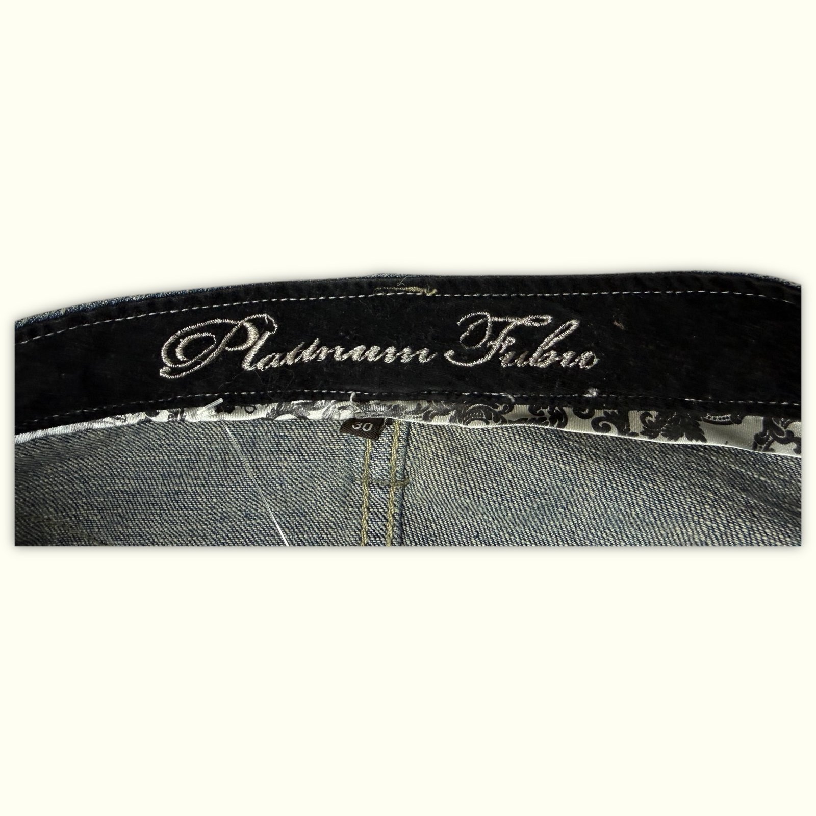Fubu Jean Baggy Homme 2000s Y2K – W30