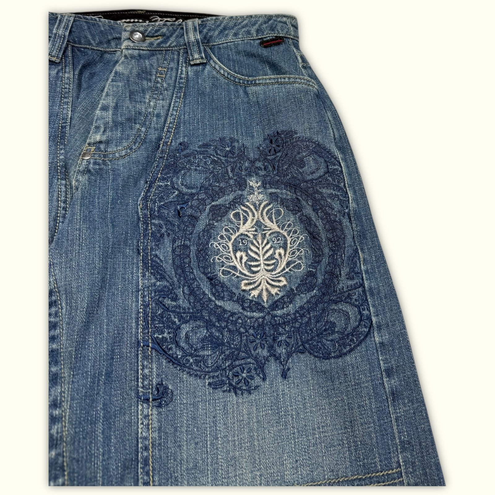 Fubu Jean Baggy Homme 2000s Y2K – W30