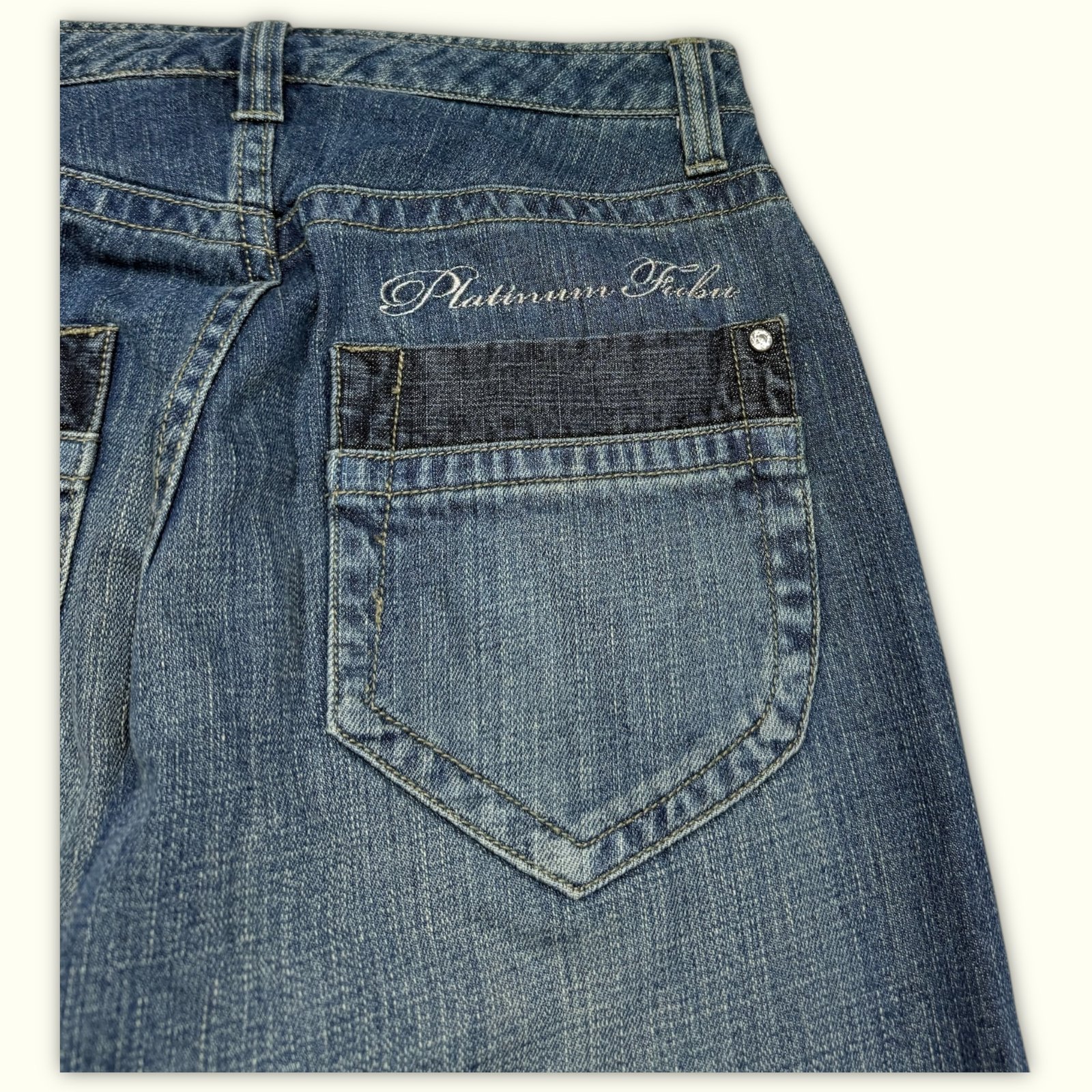 Fubu Jean Baggy Homme 2000s Y2K – W30