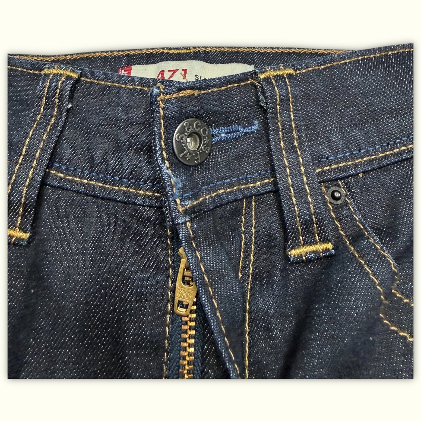 Levi'S Jean Slim Femme 2000s Minimaliste – W26