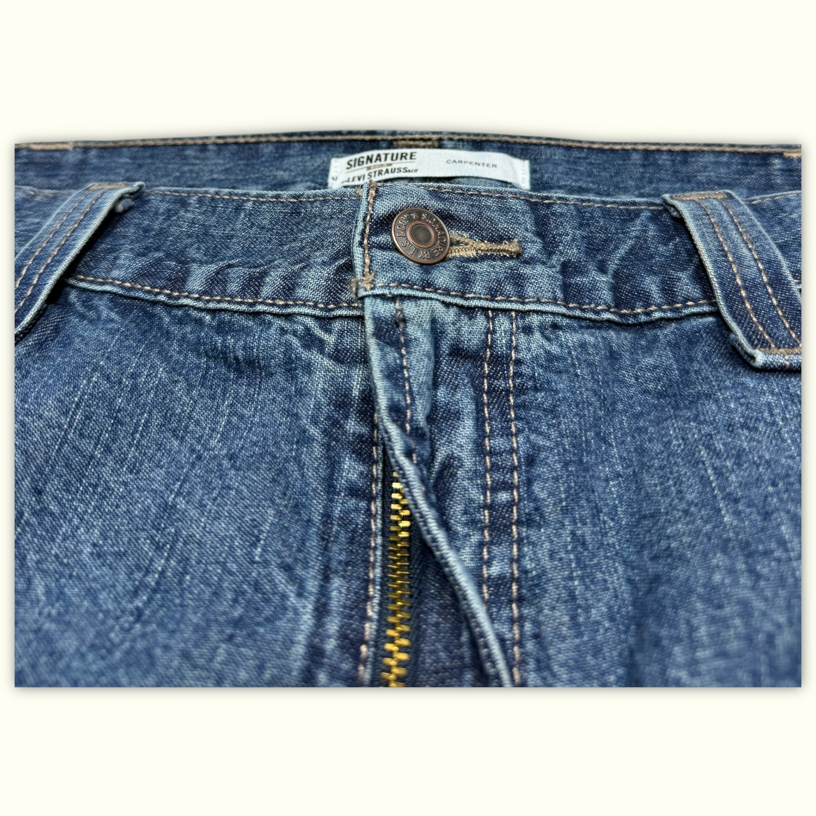 Signature By Levi Strauss & Co. Jean Large Homme 2020s Workwear – W40