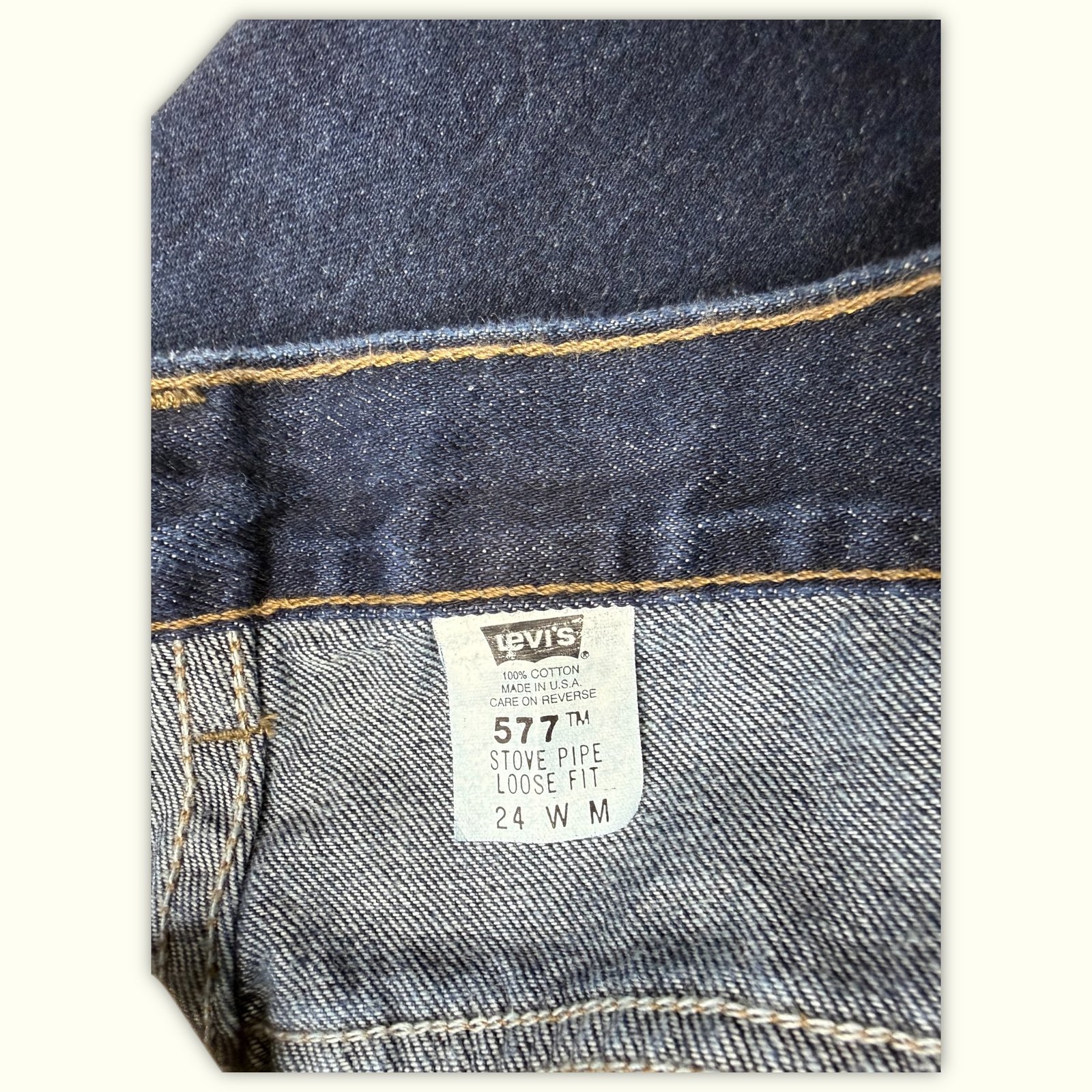 Levi'S Jean Large Homme 1990s Vintage – W24