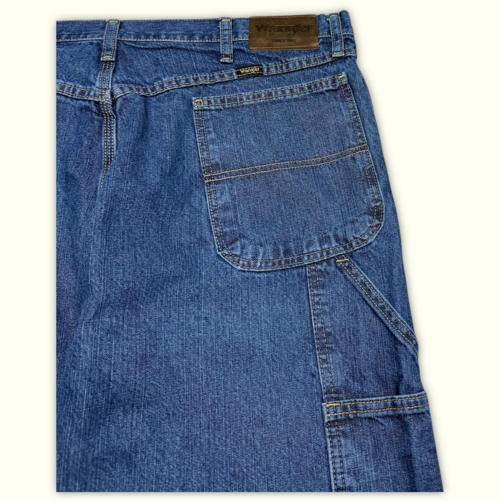 Wrangler Jean Relaxed Homme 2000s Workwear – W38