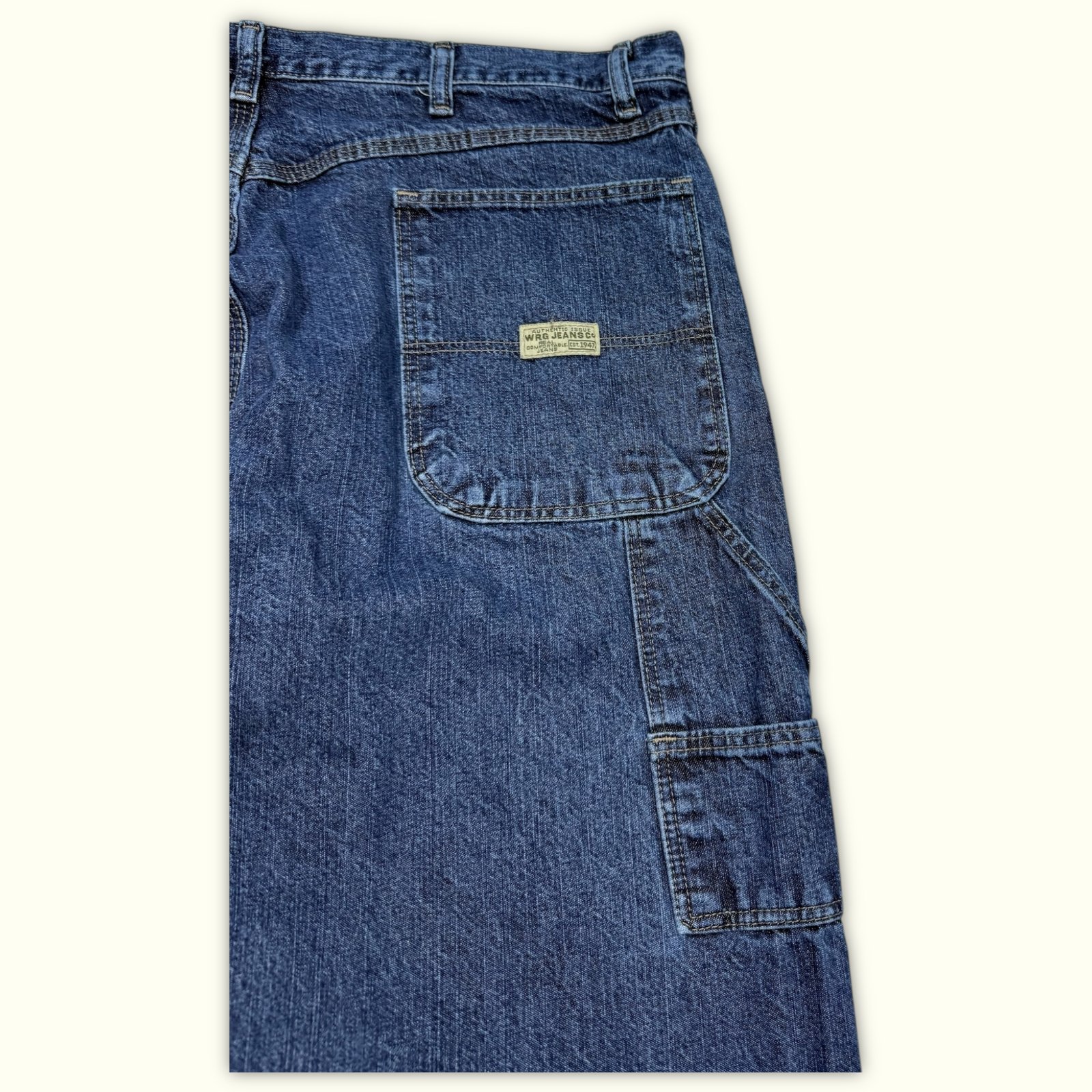 Wrangler Jean Large Homme 2000s Workwear – W38