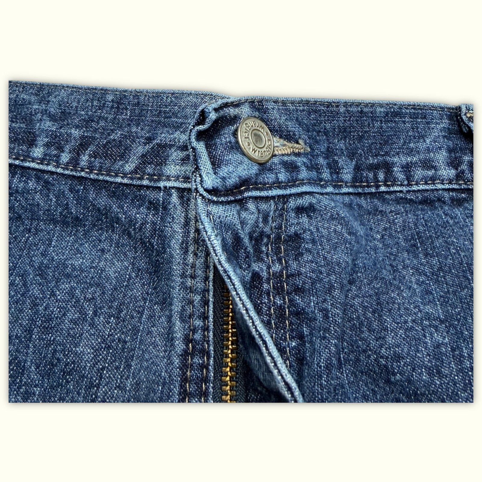 Wrangler Jean Large Homme 2000s Workwear – W38