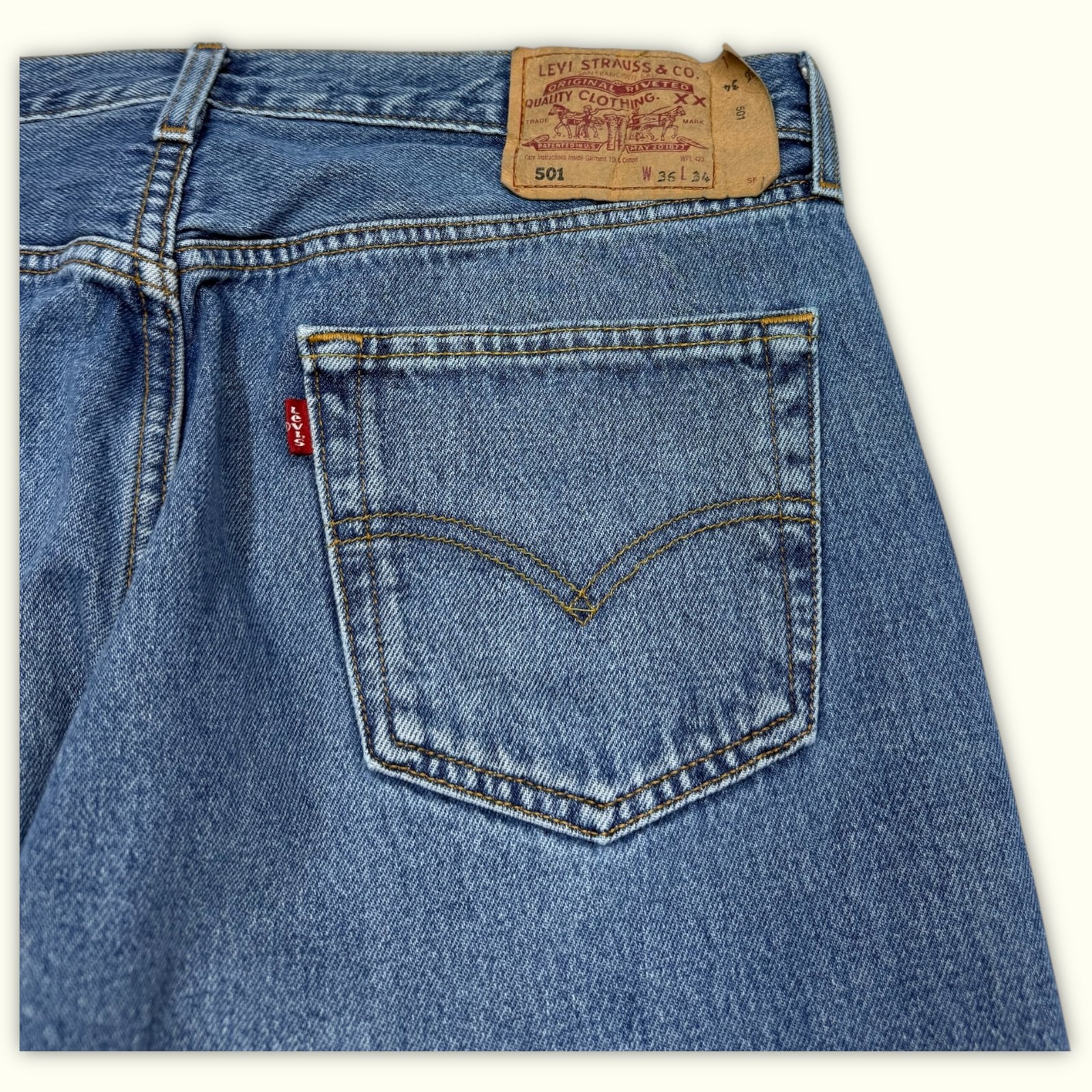 Levi'S Jean Regular Homme 1990s Vintage – W36