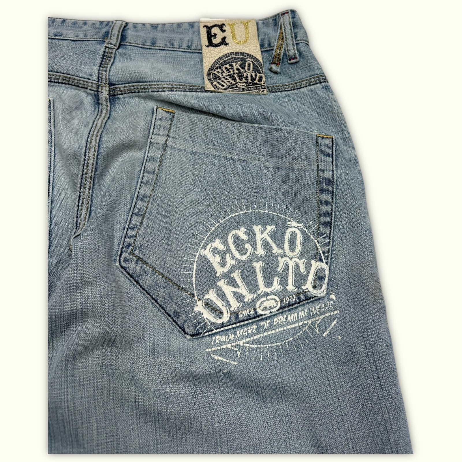 Ecko Unltd. Jean Baggy Homme 2000s Y2K – W34
