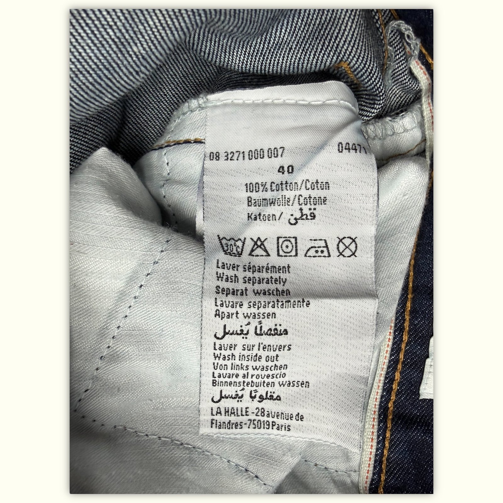 Chevignon Jean Regular Homme 2000s Workwear – W30