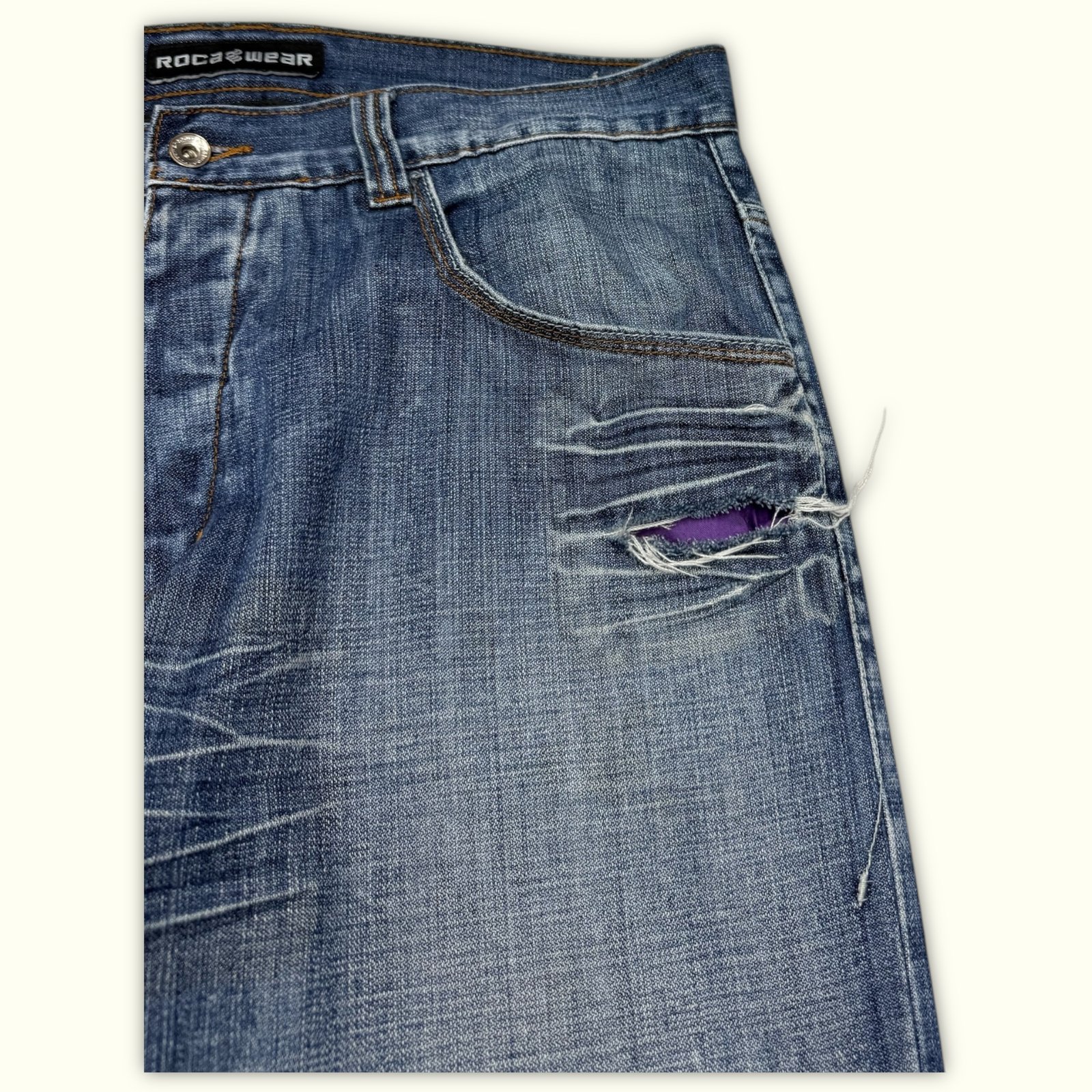 Rocawear Jean Baggy Homme 2000s Y2K – W36