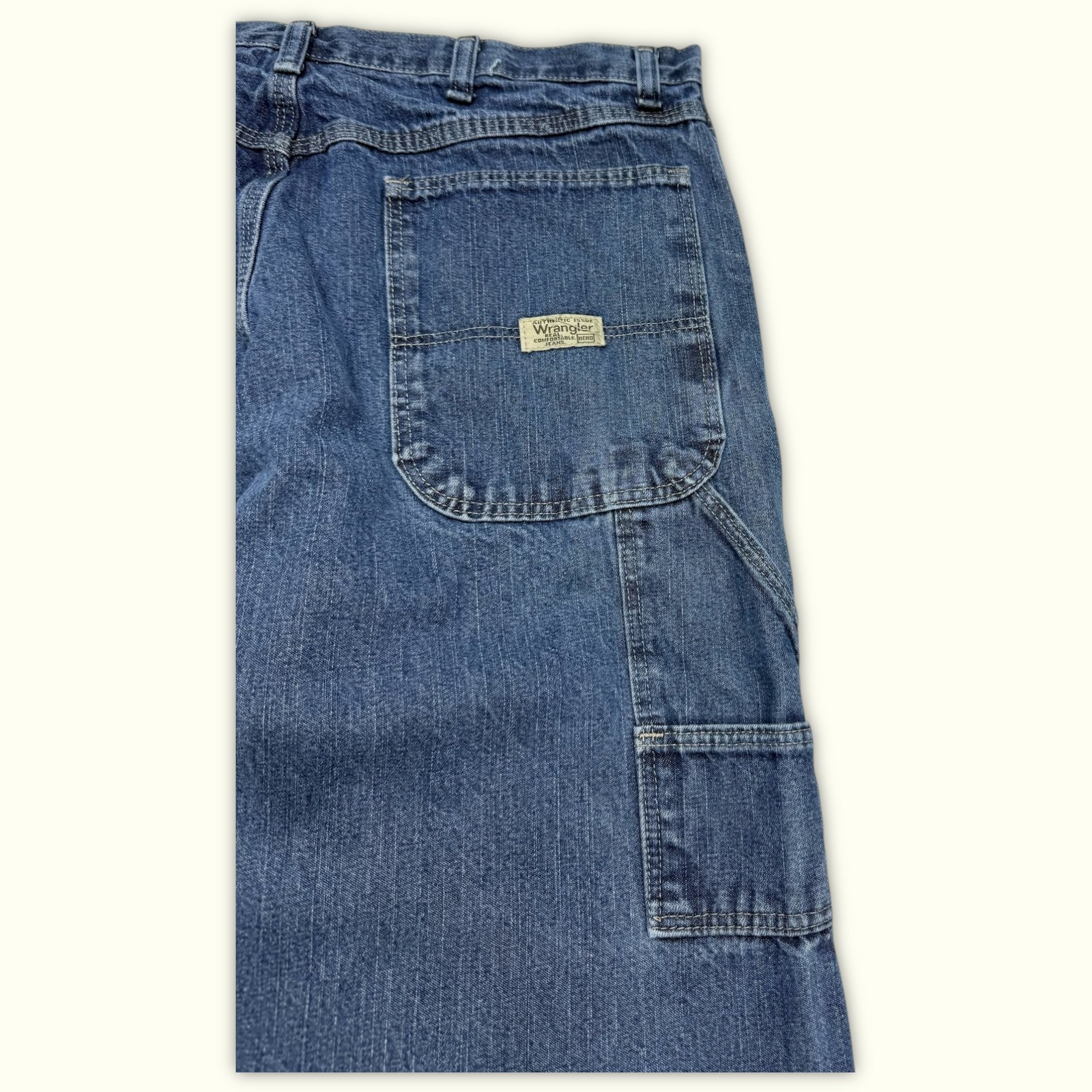 Wrangler Jean Large Homme 2000s Workwear – W34