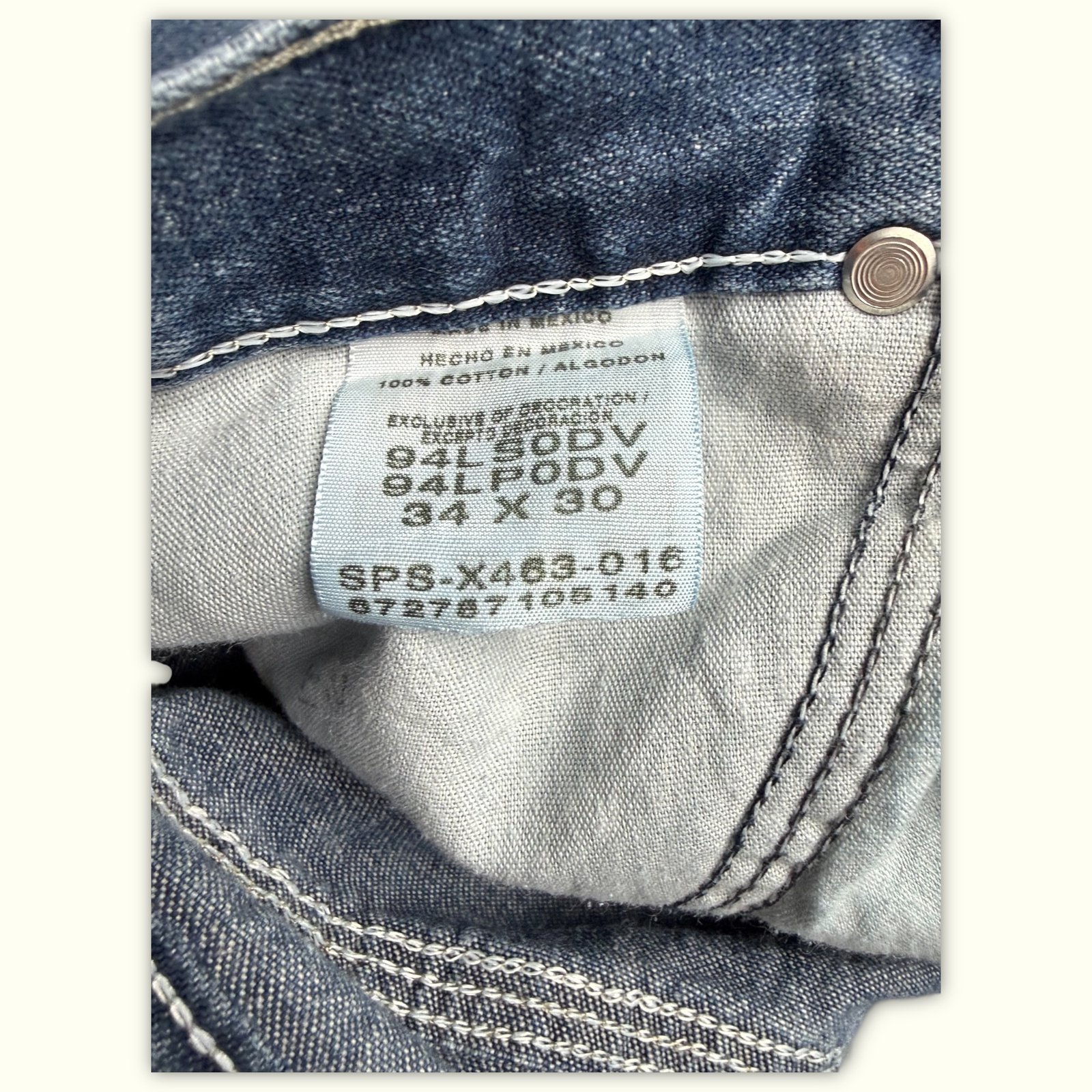 Wrangler Jean Large Homme 2000s Workwear – W34