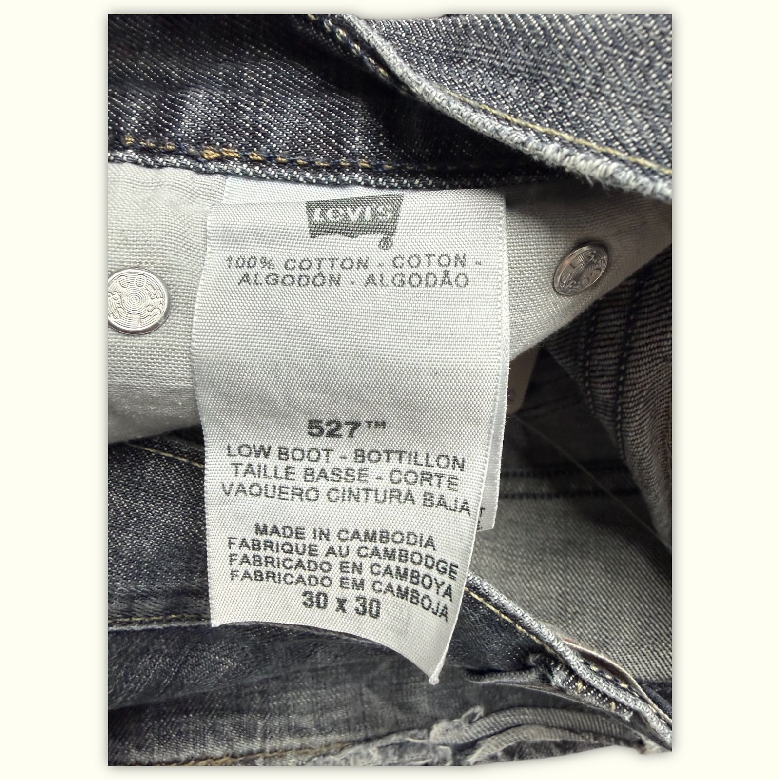 Levi'S Jean Regular Homme 2000s Y2K – W30