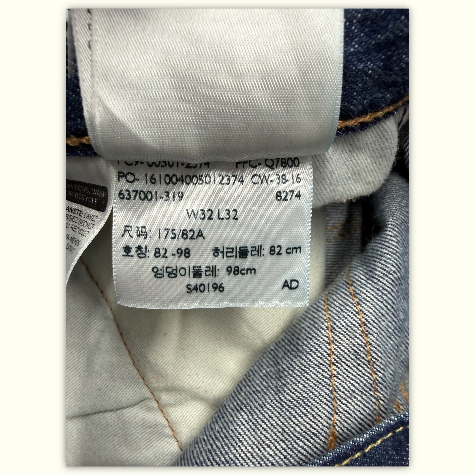Levi'S Jean Regular Homme Classique – W32