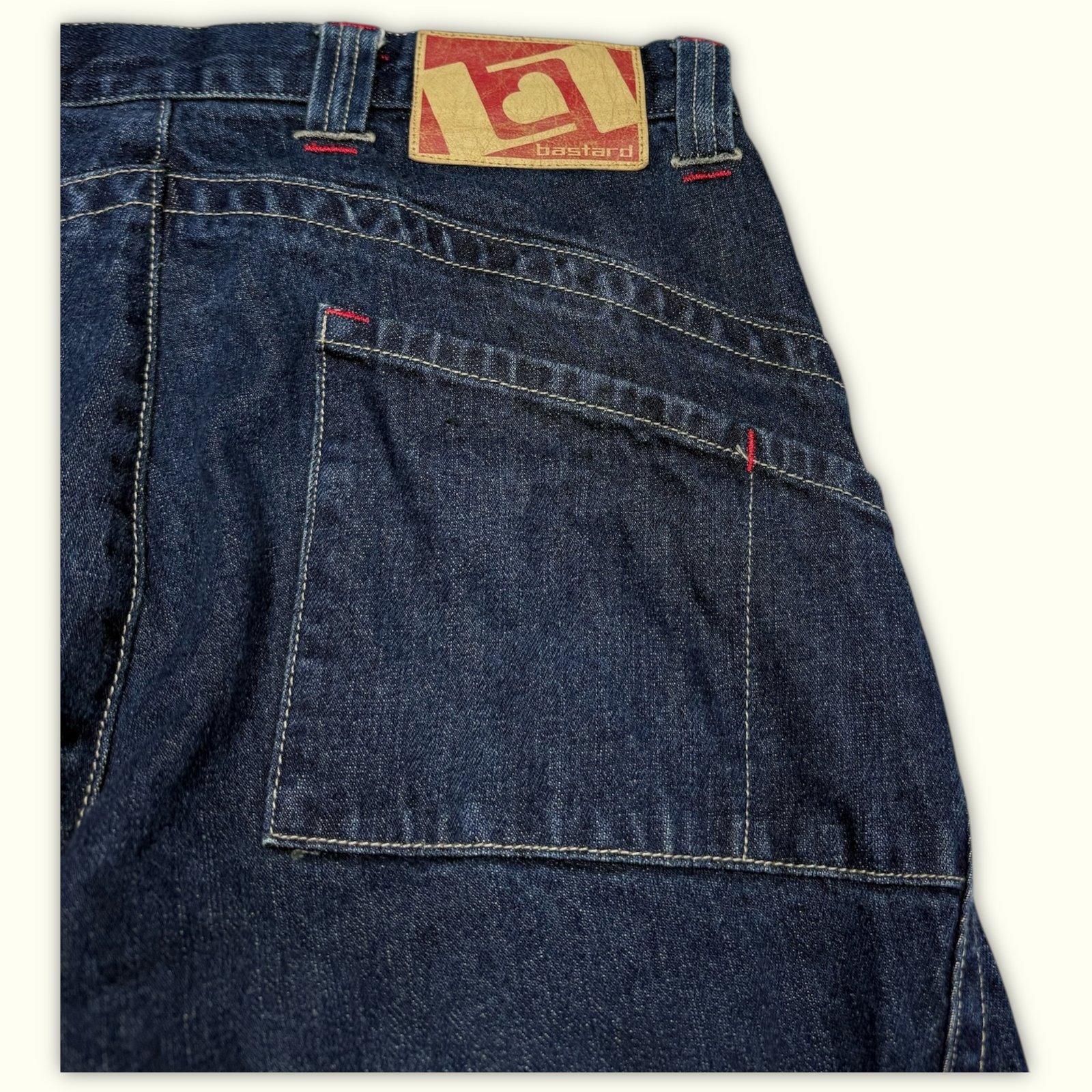 Bastard Jean Baggy Homme 1990s Skater – W32