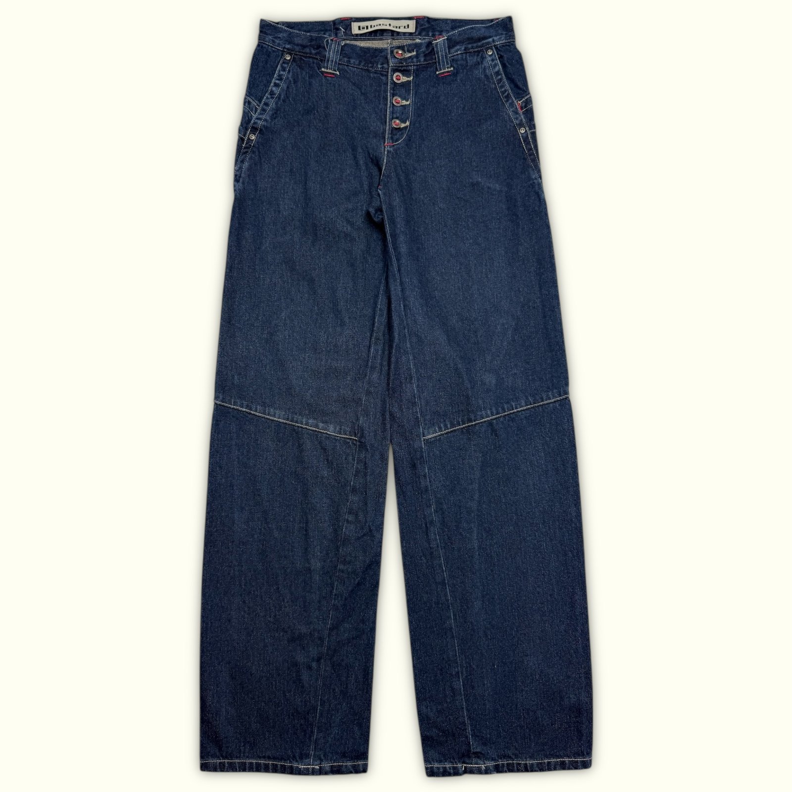 Bastard Jean Baggy Homme 1990s Skater – W32