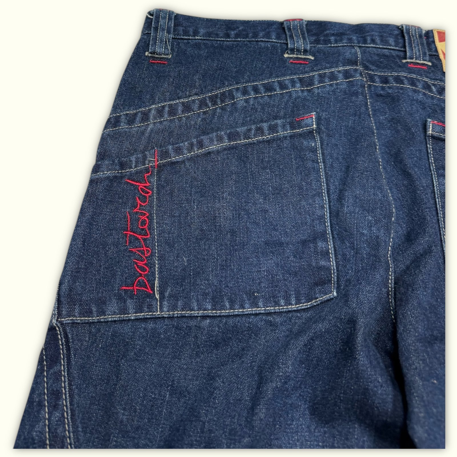 Bastard Jean Baggy Homme 1990s Skater – W32
