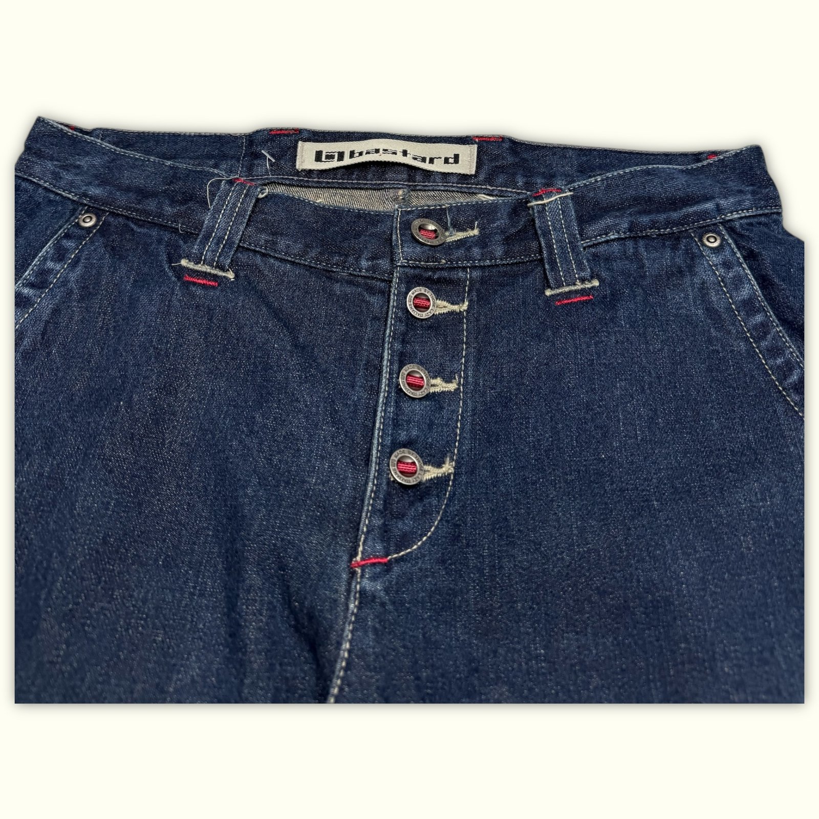 Bastard Jean Baggy Homme 1990s Skater – W32