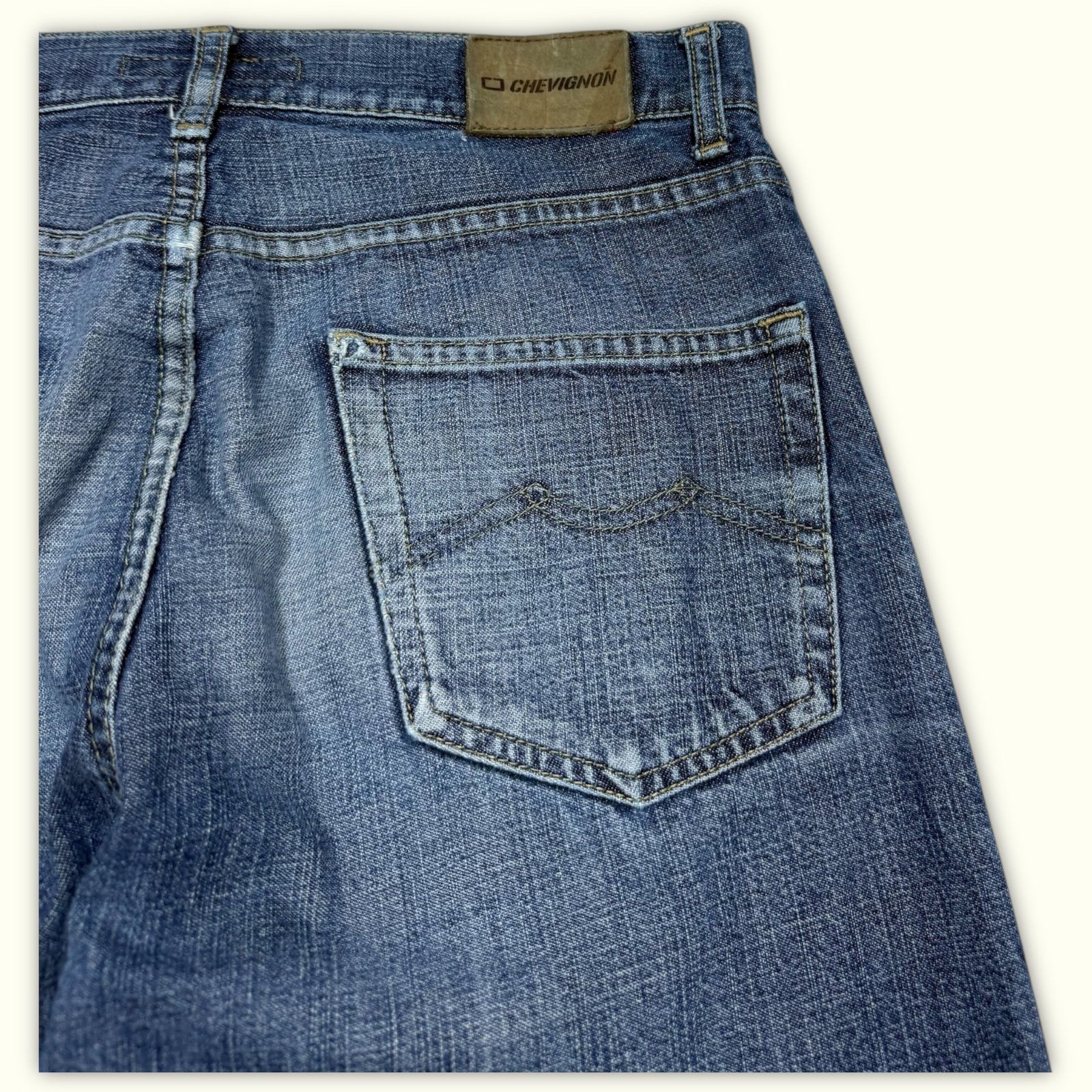 Chevignon Jean Regular Homme 2000s Vintage – W32