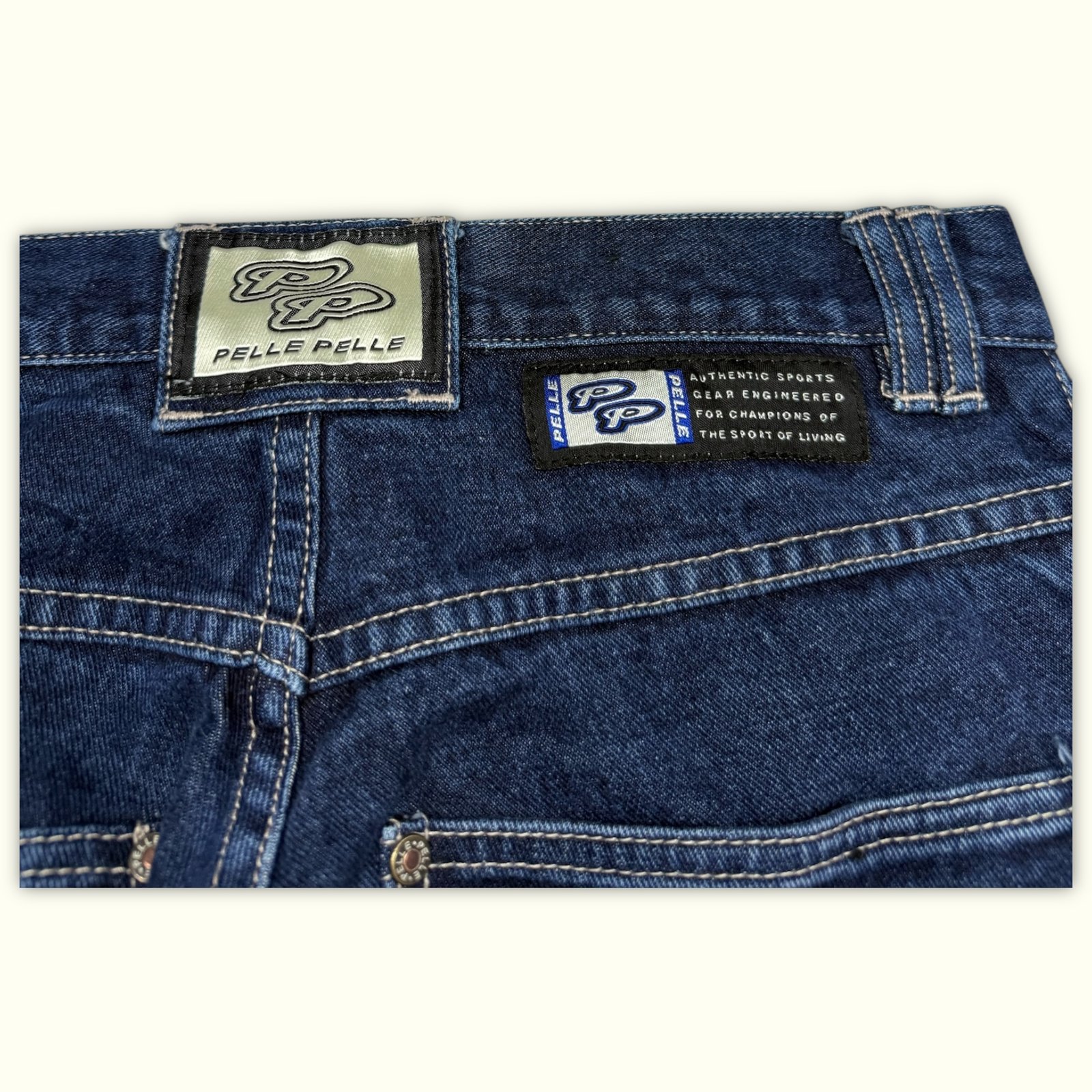 Pelle Pelle Jean Baggy Homme 1990s Streetwear – W30