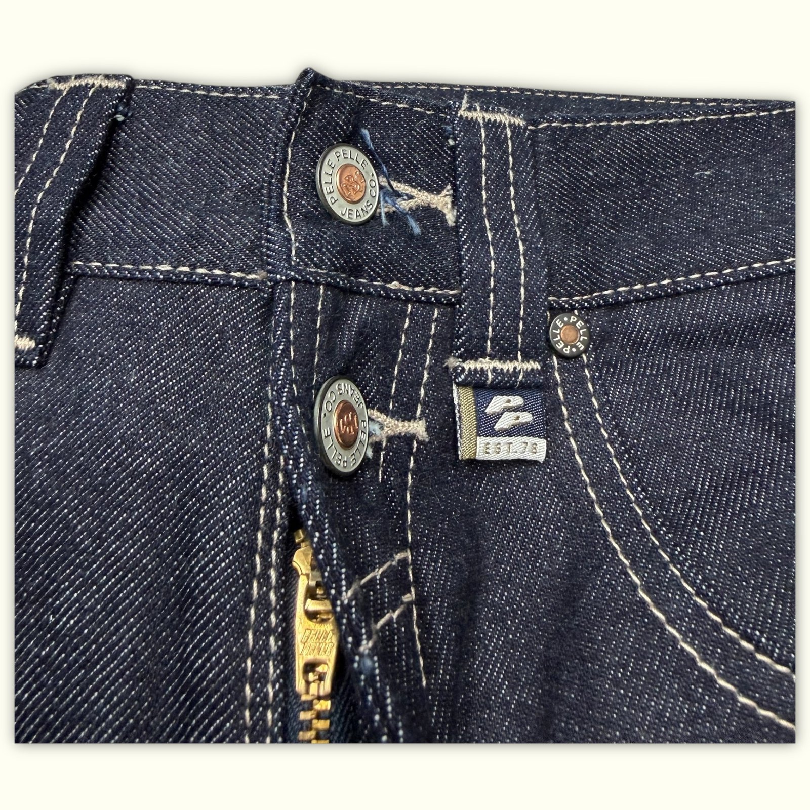 Pelle Pelle Jean Baggy Homme 1990s Streetwear – W26