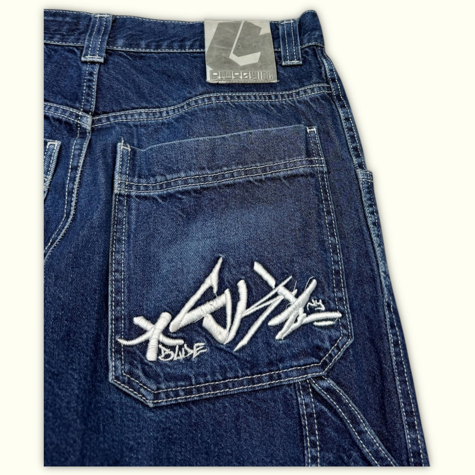 Blueskin Jean Baggy Homme 2000s Streetwear – W28