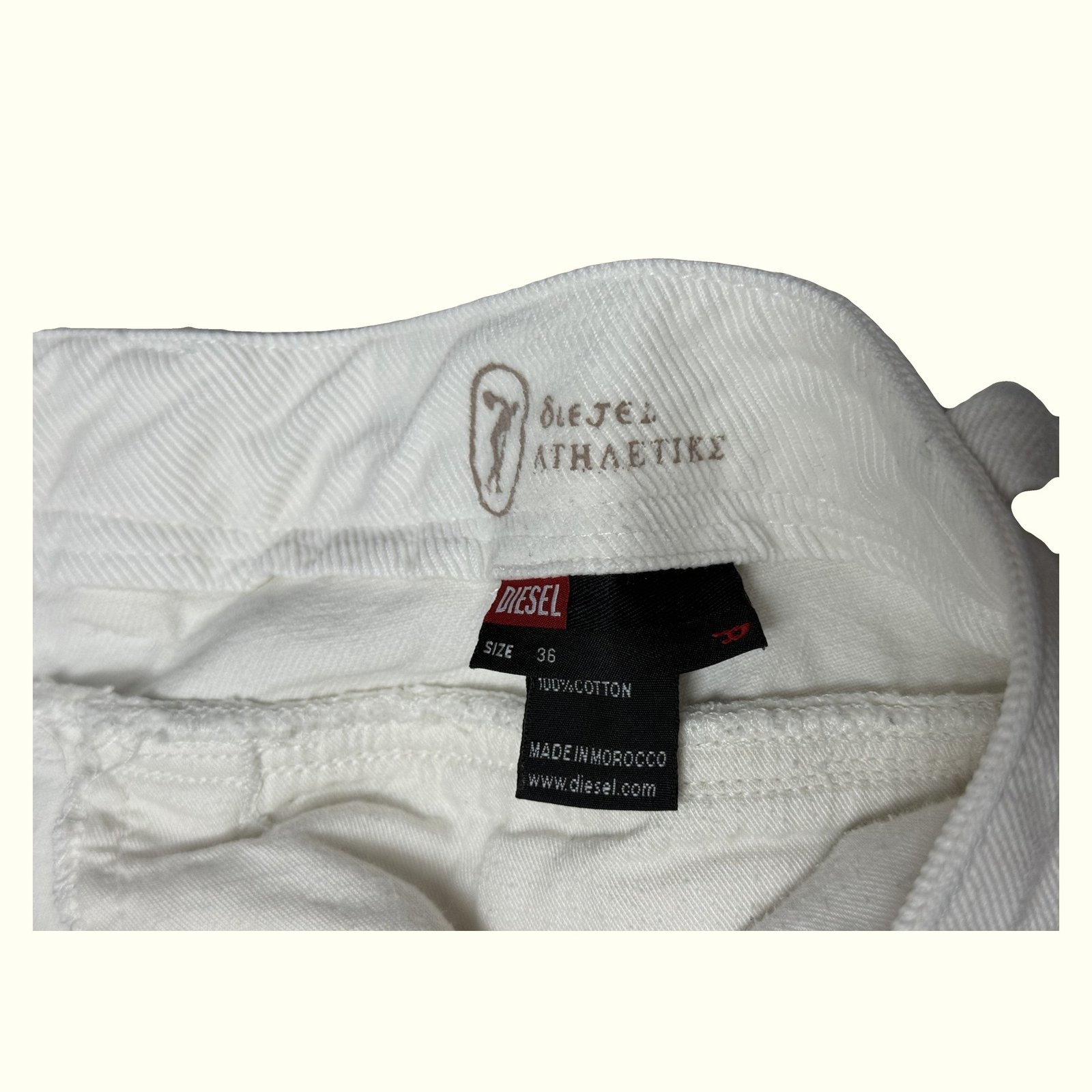 Diesel Pantalon Évasé Homme 2000s Y2K – W36