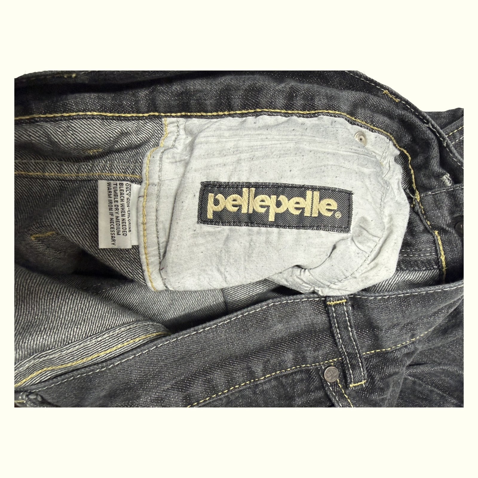 Pelle Pelle Jean Baggy Homme 2000s Streetwear – W36