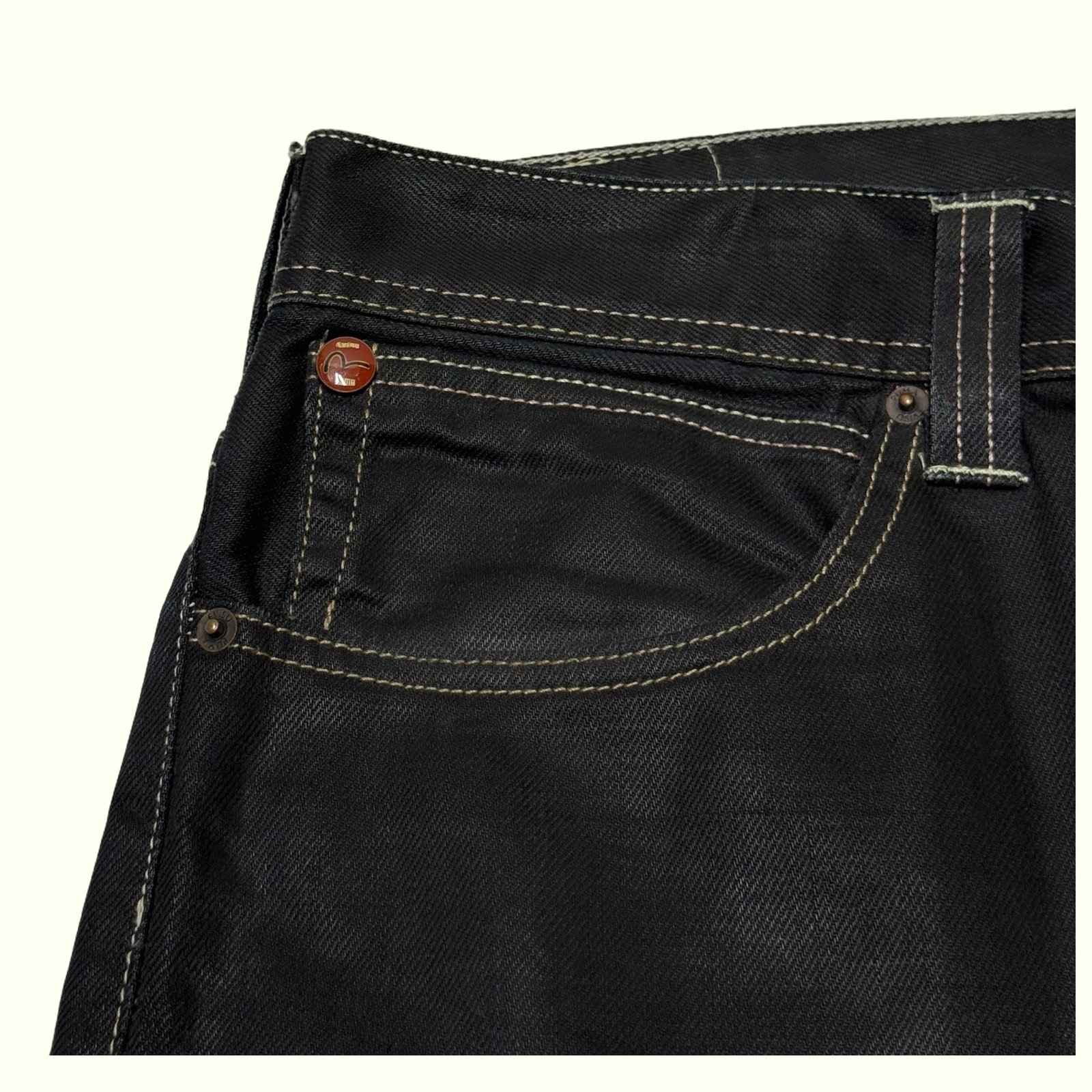 Evisu Jean Large Homme 2000s Streetwear japonais – W36