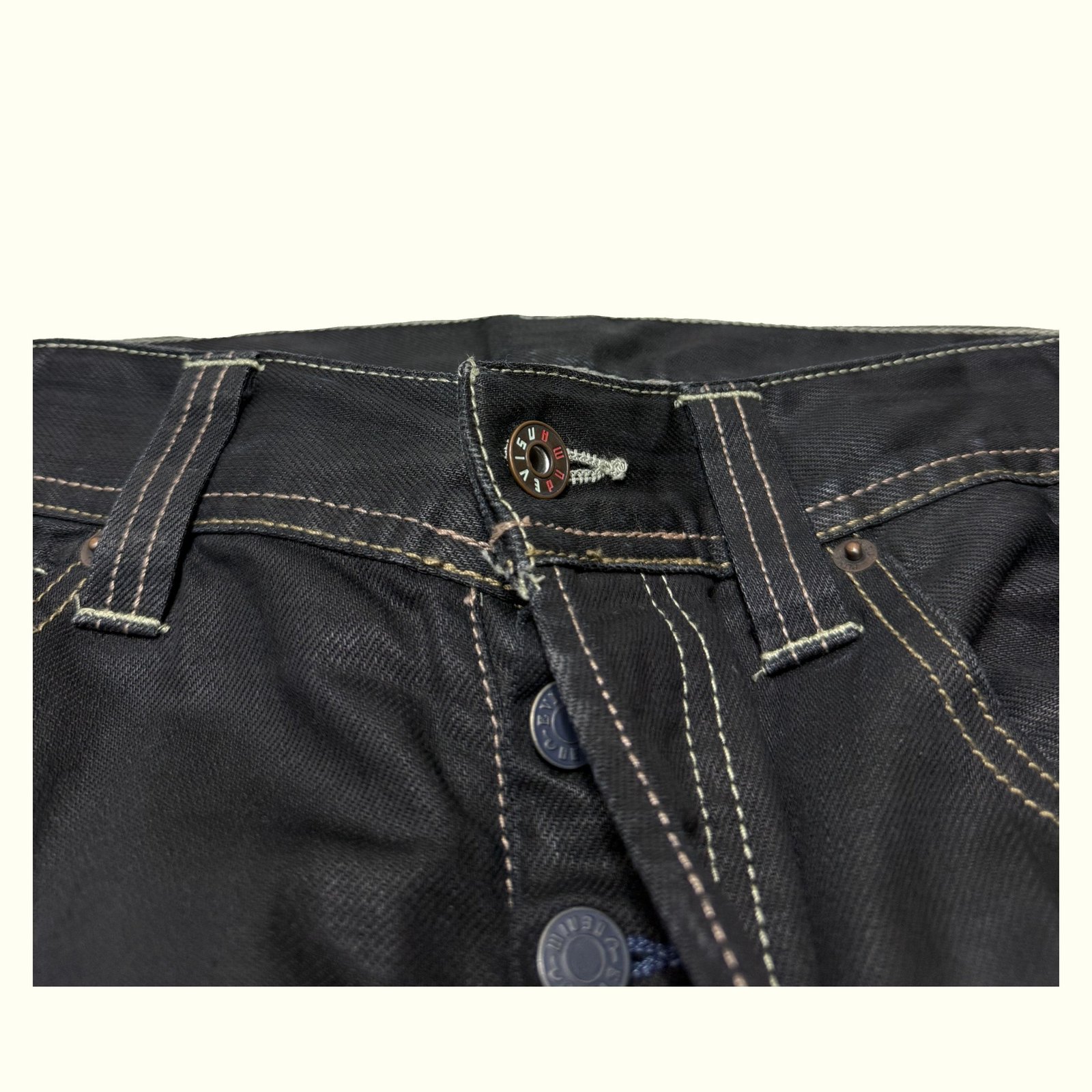 Evisu Jean Large Homme 2000s Streetwear japonais – W36