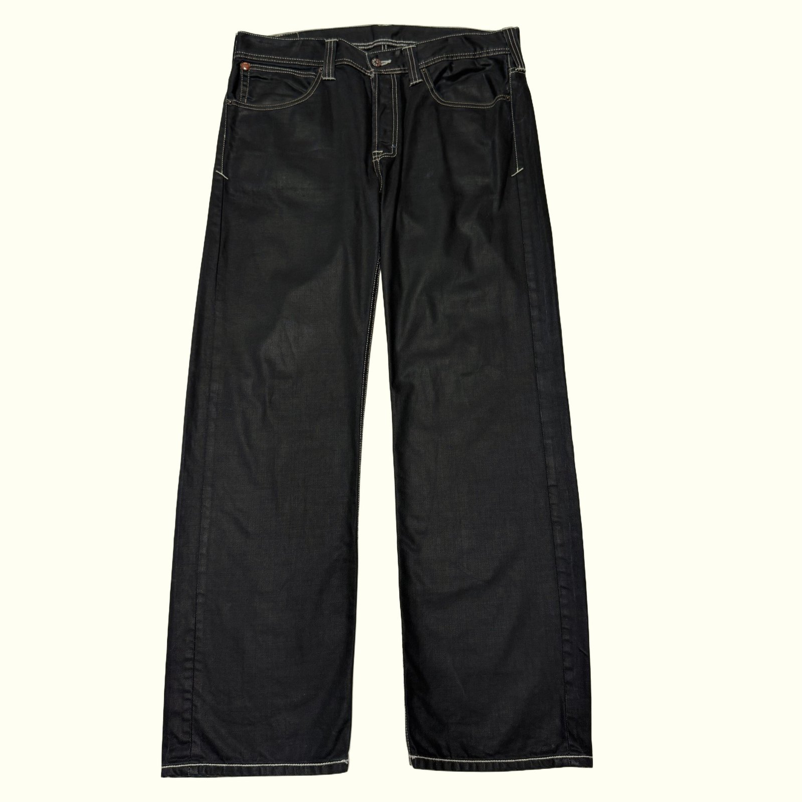 Evisu Jean Large Homme 2000s Streetwear japonais – W36