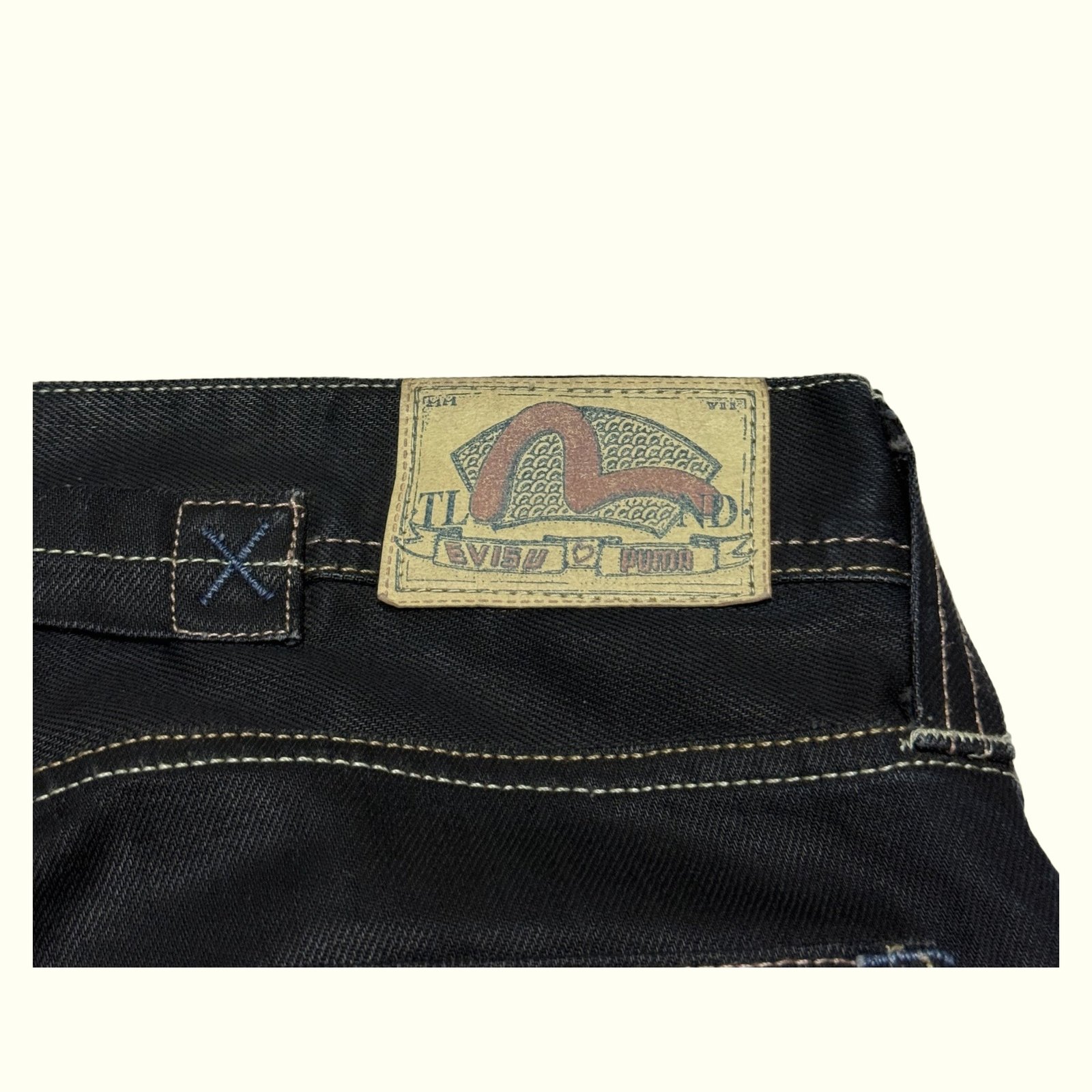 Evisu Jean Large Homme 2000s Streetwear japonais – W36