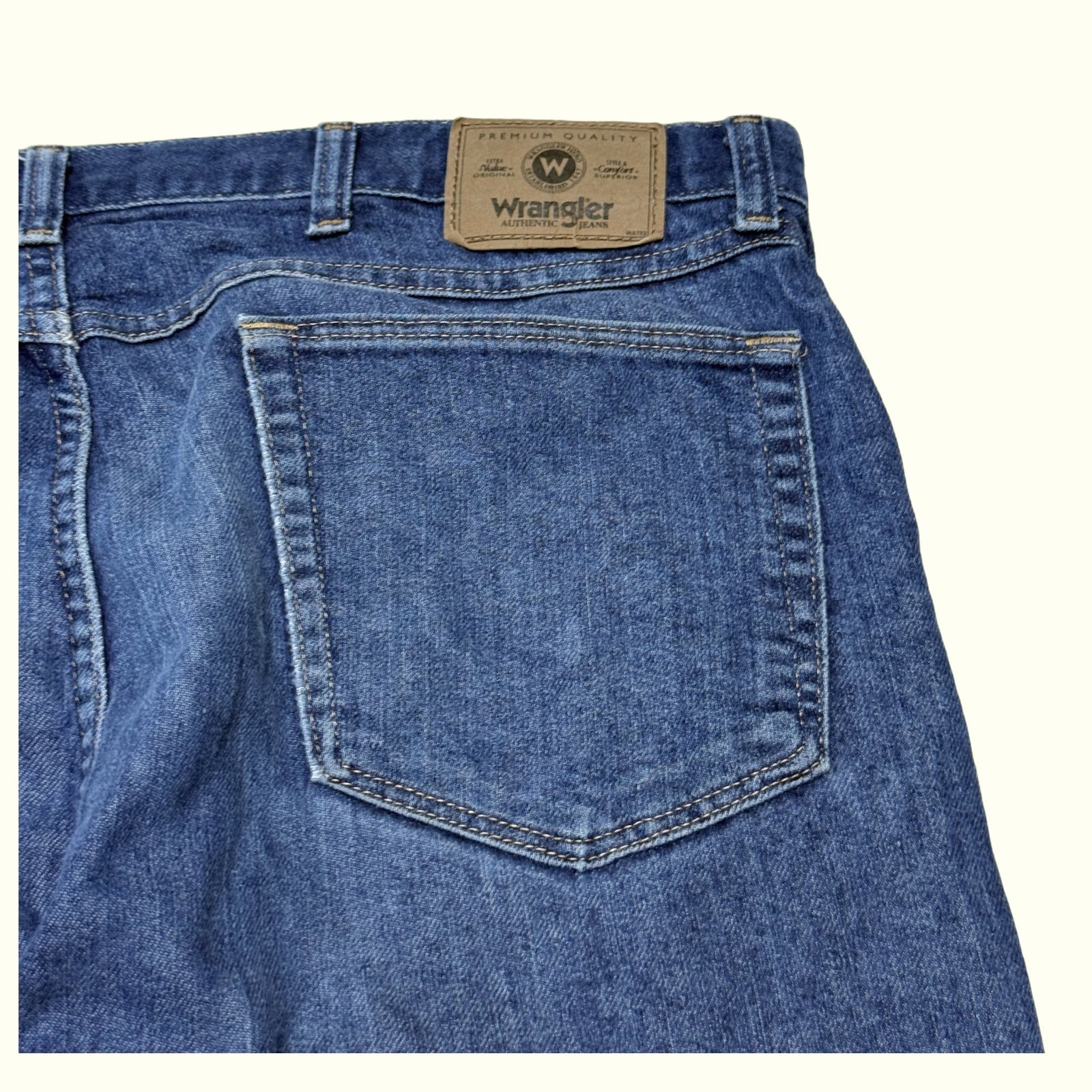 Wrangler Jean Regular Homme 2000s Workwear – W38