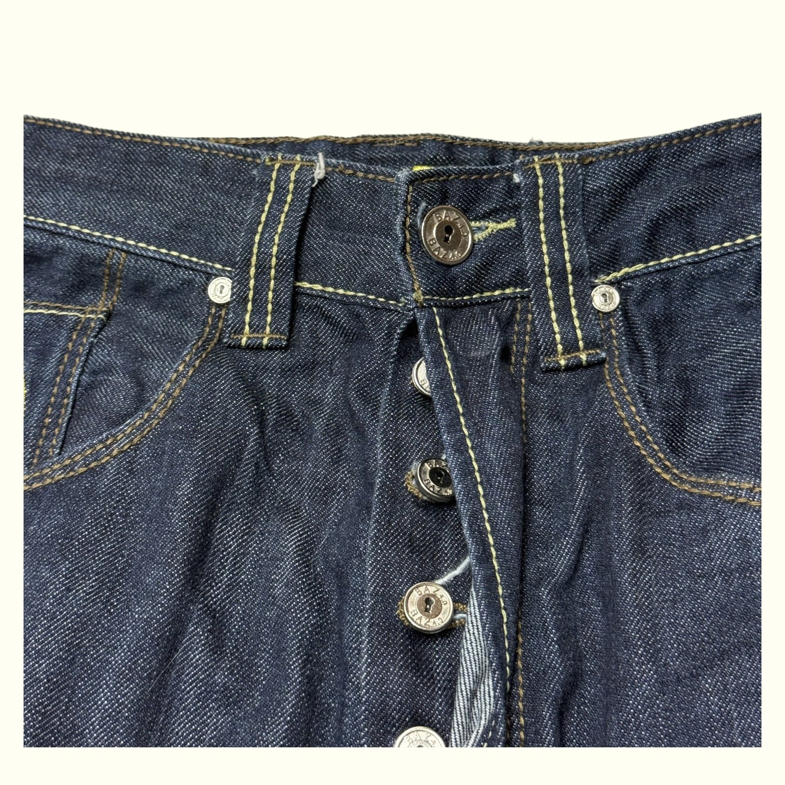 Baz Jean Regular Homme 2000s Streetwear – W42