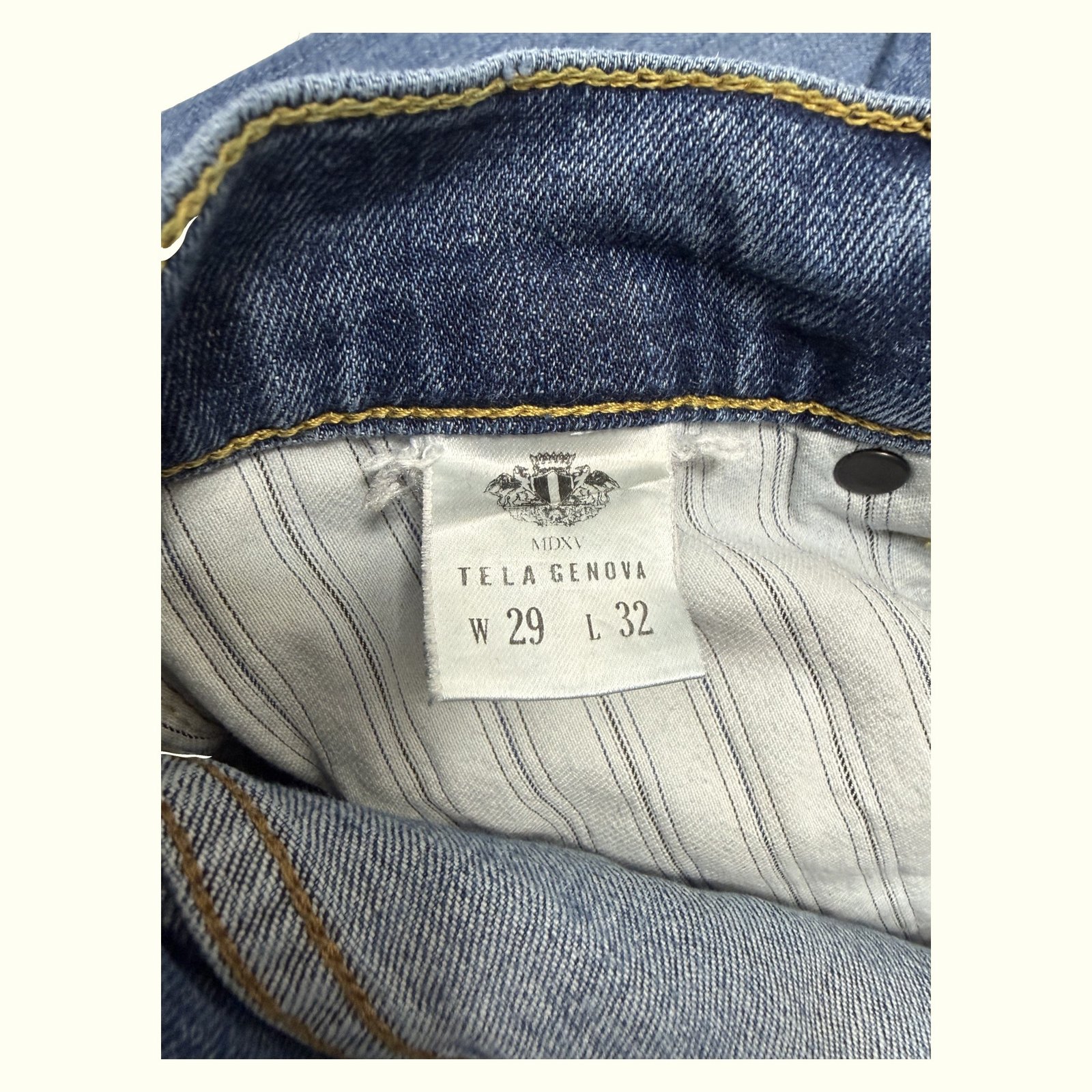 Tela Genova Jean Regular Homme Minimaliste – W29