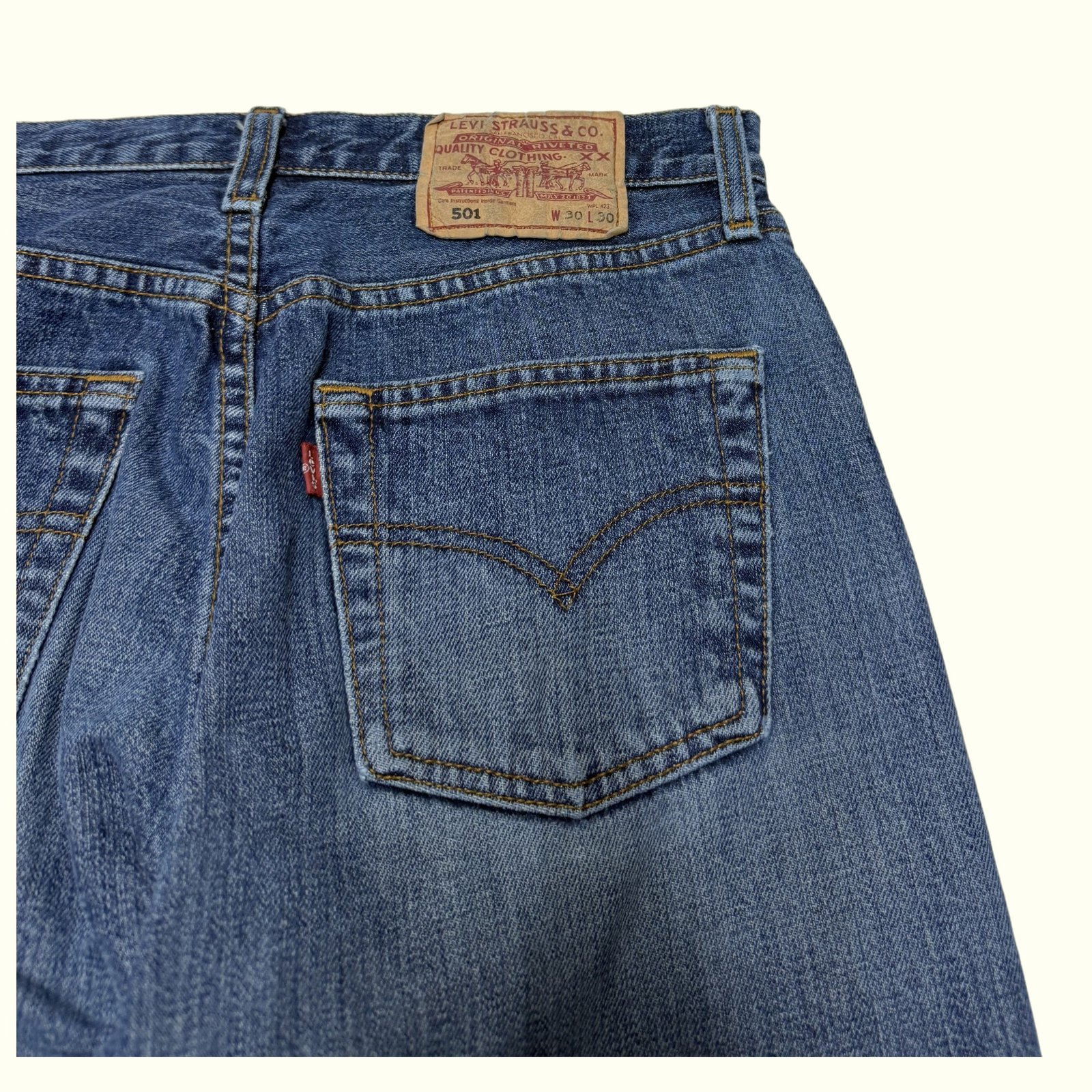 Levi'S Jean Regular Homme 1990s Vintage – W30
