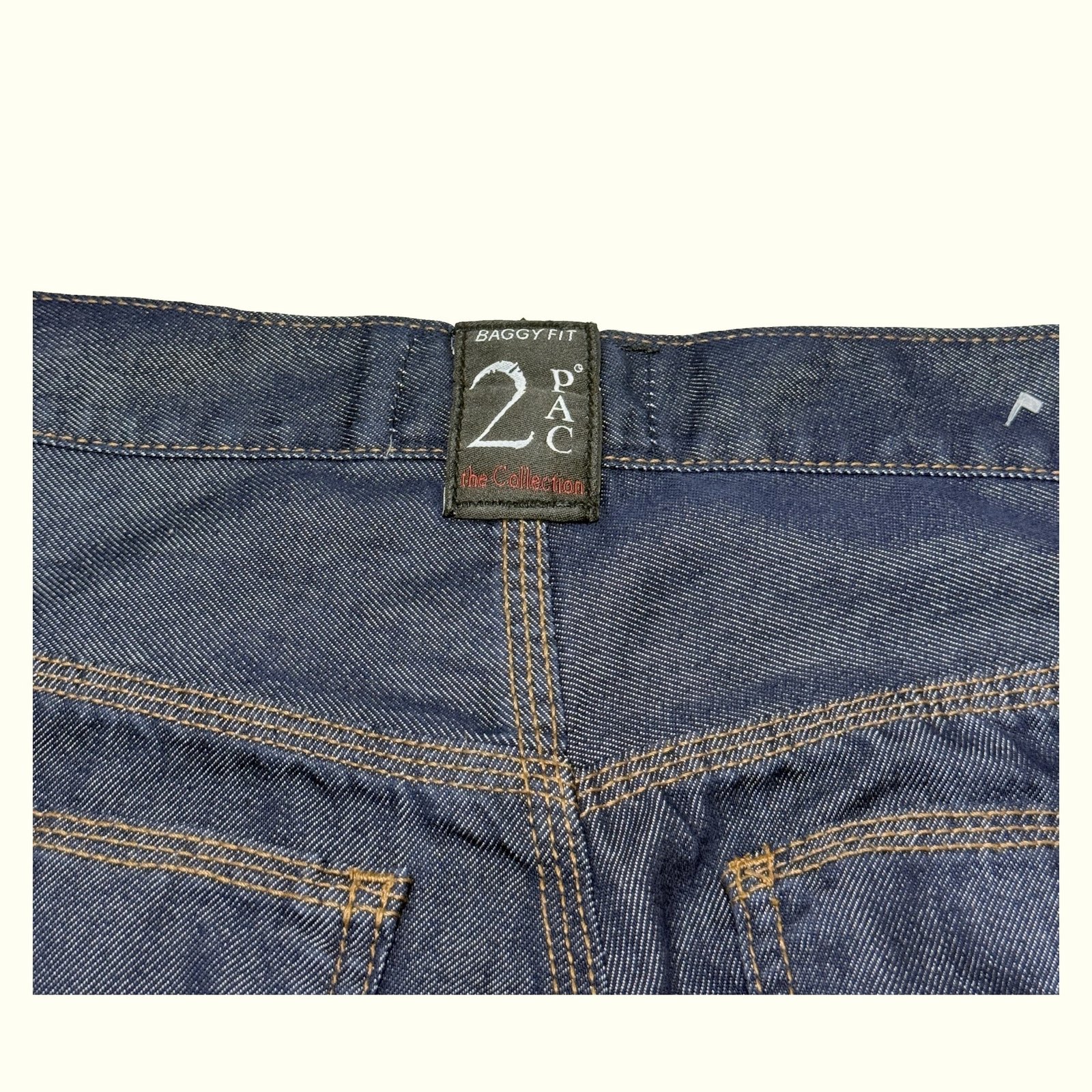2pac Jean Baggy Homme 2000s Streetwear – W27