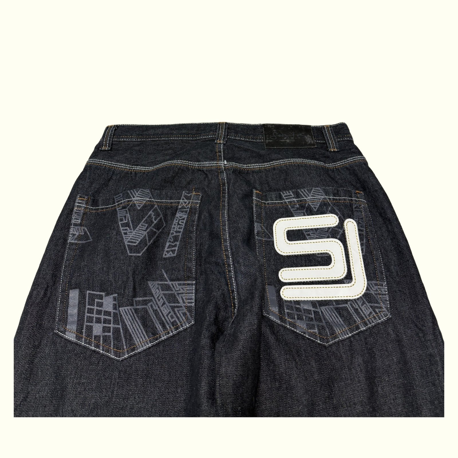 Sean John Jean Baggy Homme 2000s Streetwear – W36