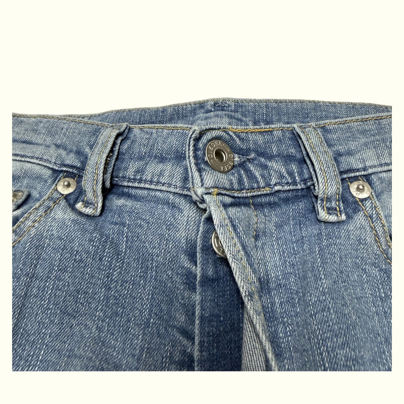 Diesel Jean Évasé Femme 2000s Y2K – W28