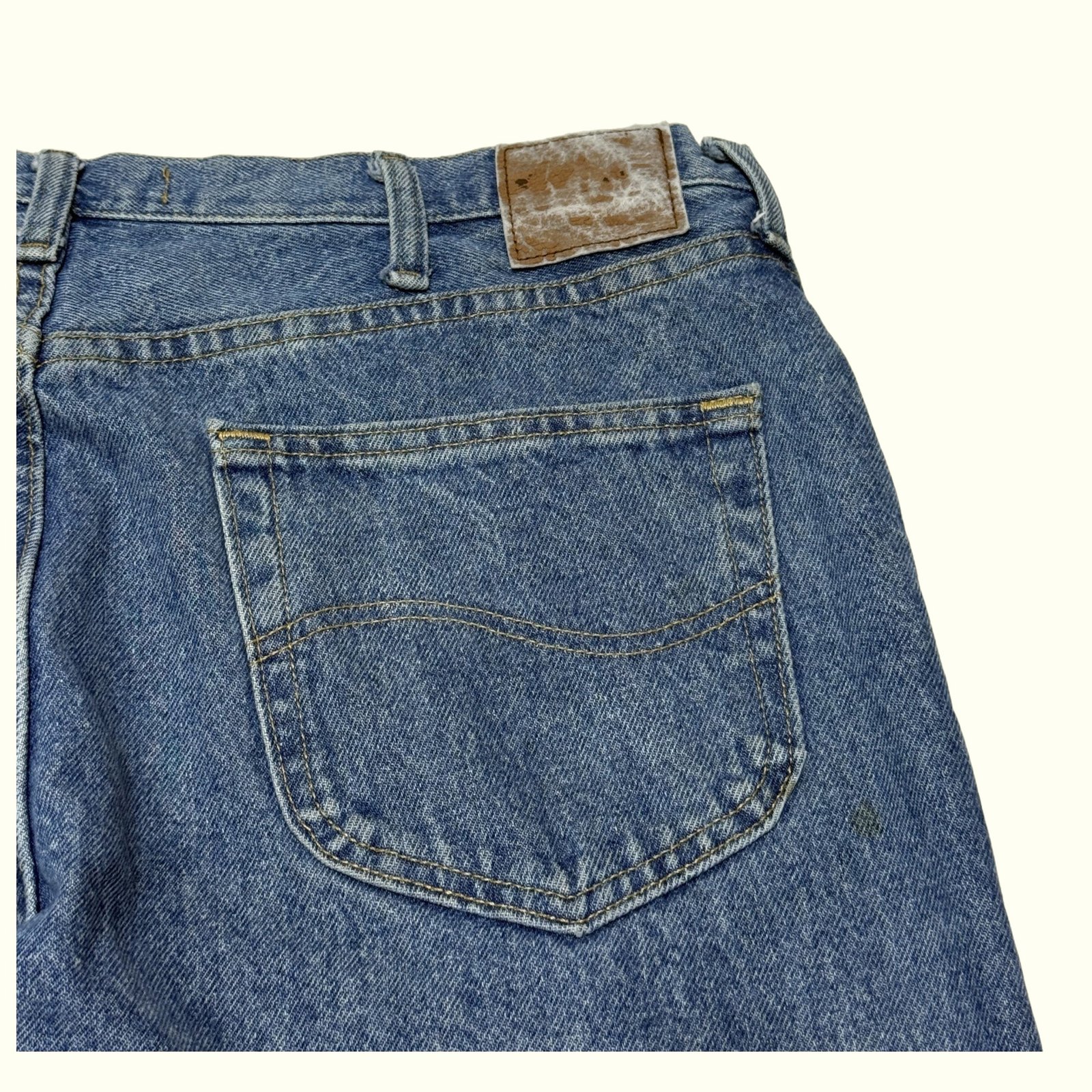 Lee Jean Relaxed Homme 1990s Vintage – W38