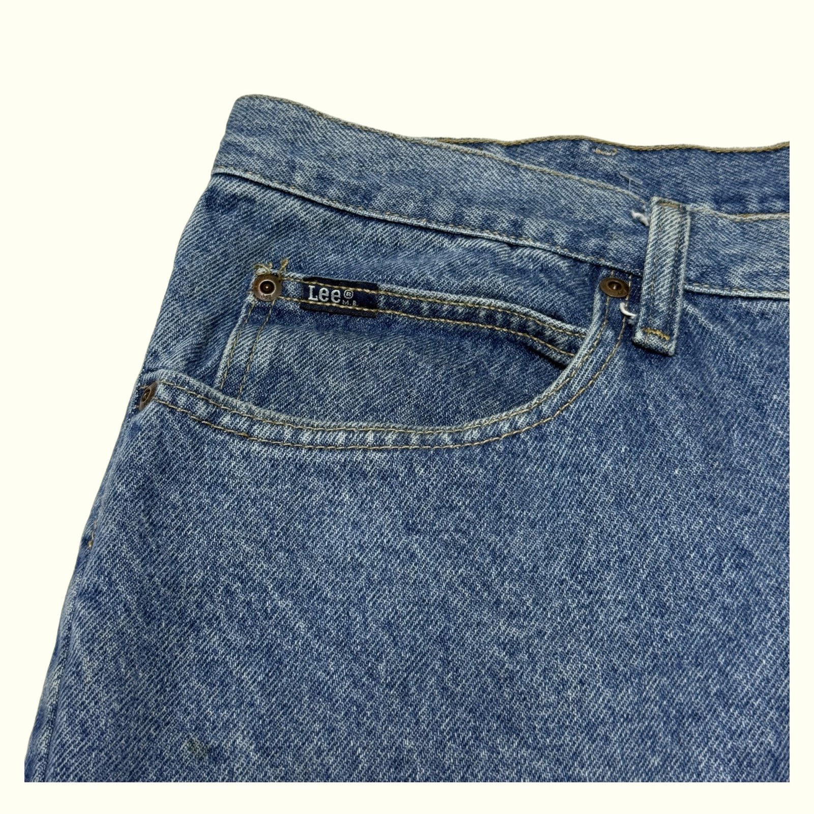 Lee Jean Relaxed Homme 1990s Vintage – W38