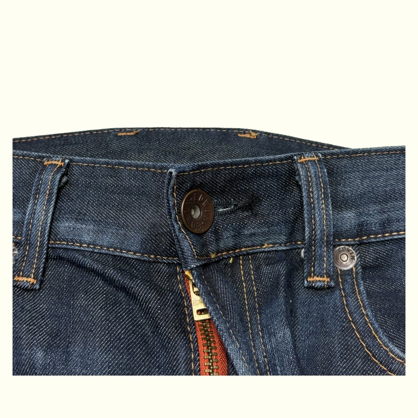 Edwin Jean Regular Homme 2000s Streetwear japonais – W30