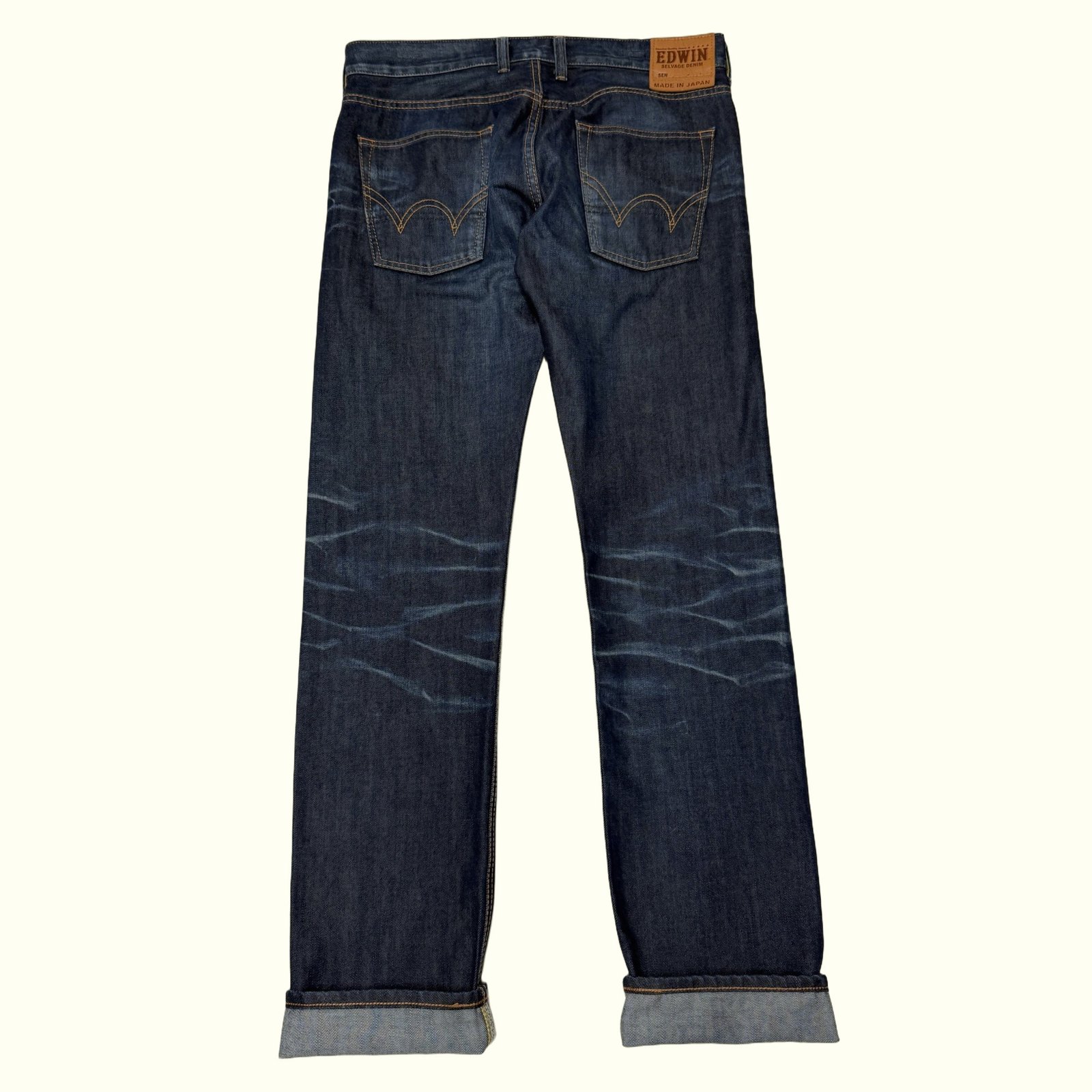 Edwin Jean Regular Homme 2000s Streetwear japonais – W30