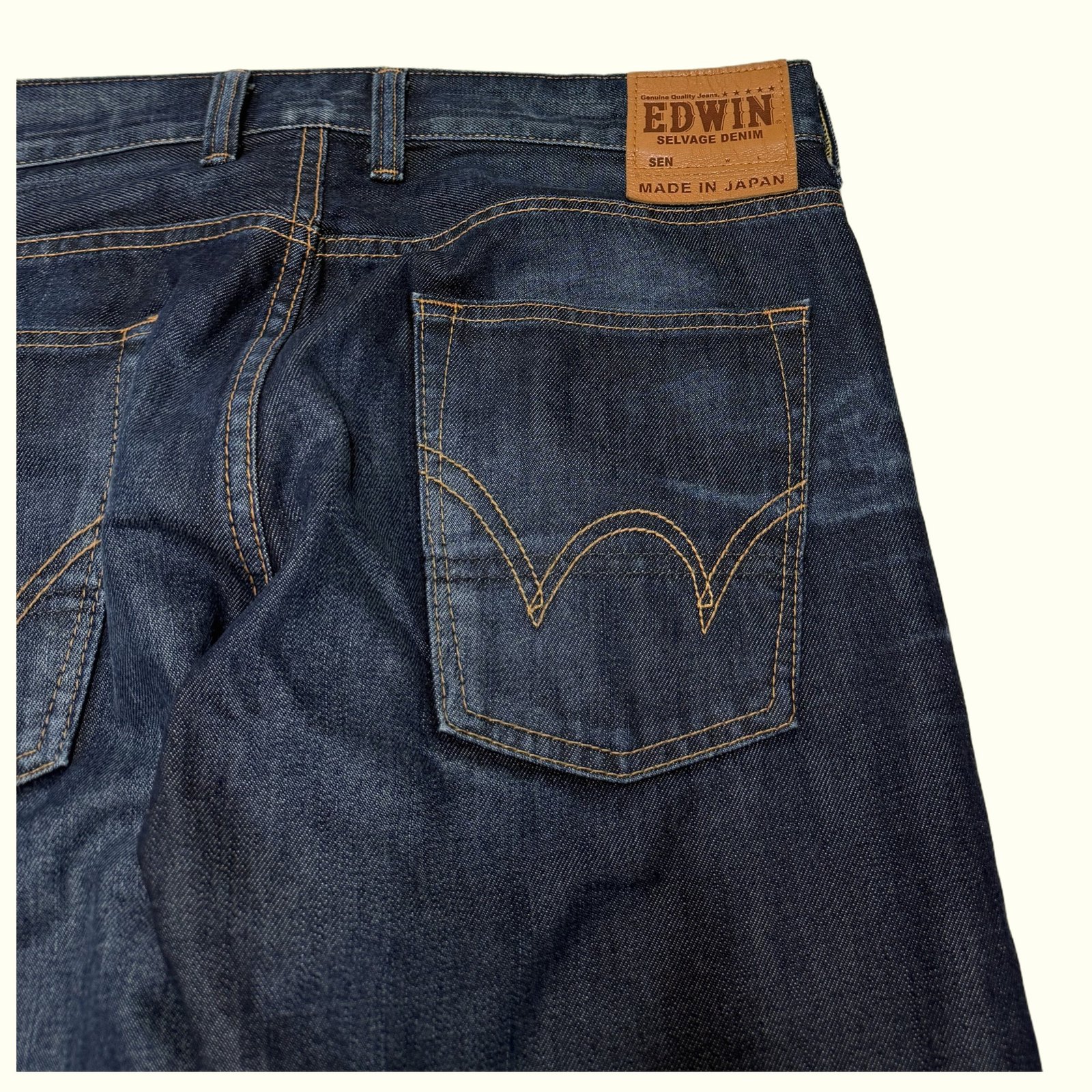 Edwin Jean Regular Homme 2000s Streetwear japonais – W30