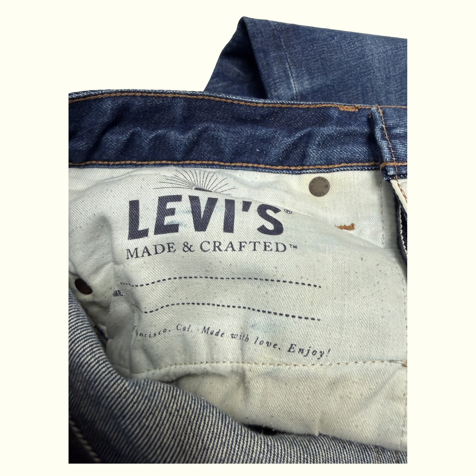 Levi'S Jean Relaxed Homme Streetwear japonais – W34